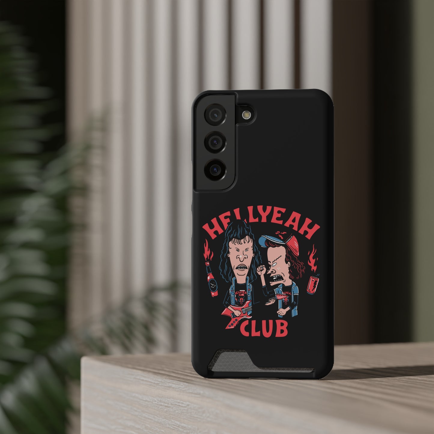 HellYeah Club | Impact-Resistant Phone Case With Card Holder | iPhone Samsung Models