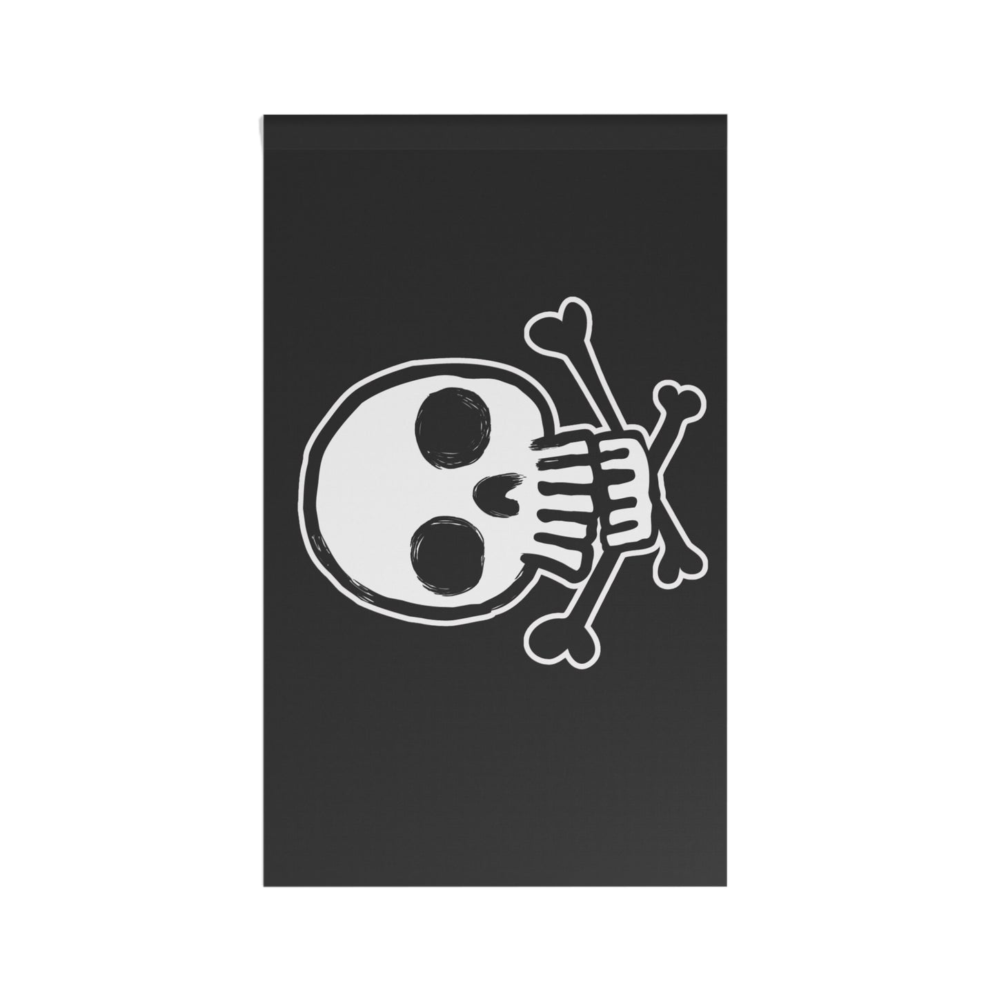 Skull & Bones Fade Resistant House Flag | 100% Polyester | Weatherproof