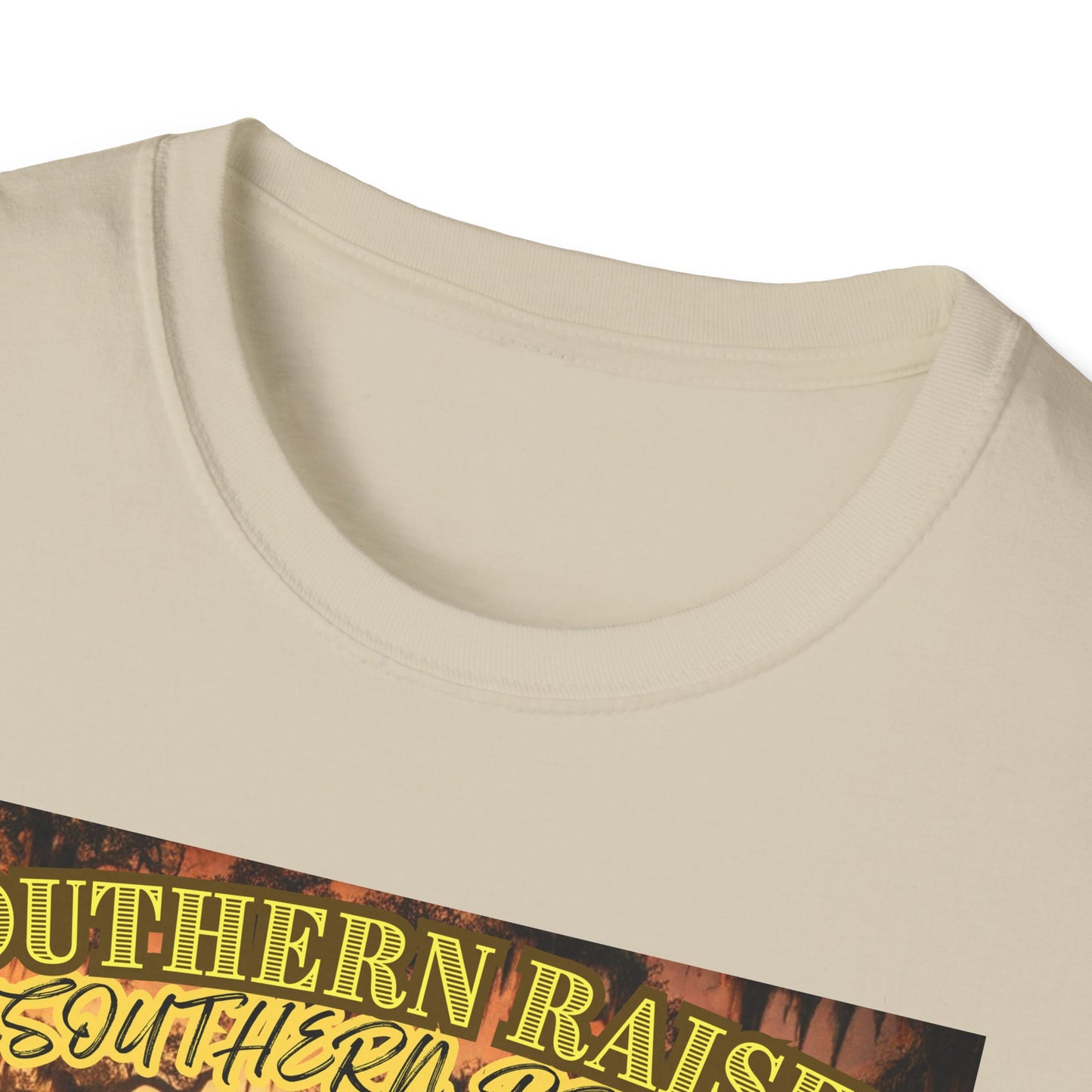 Southern Raised Southern Proud | The South Shirt | Adult Clothes | Teen Shirt | Trending | Birthday Gift | Unisex Softstyle T-Shirt