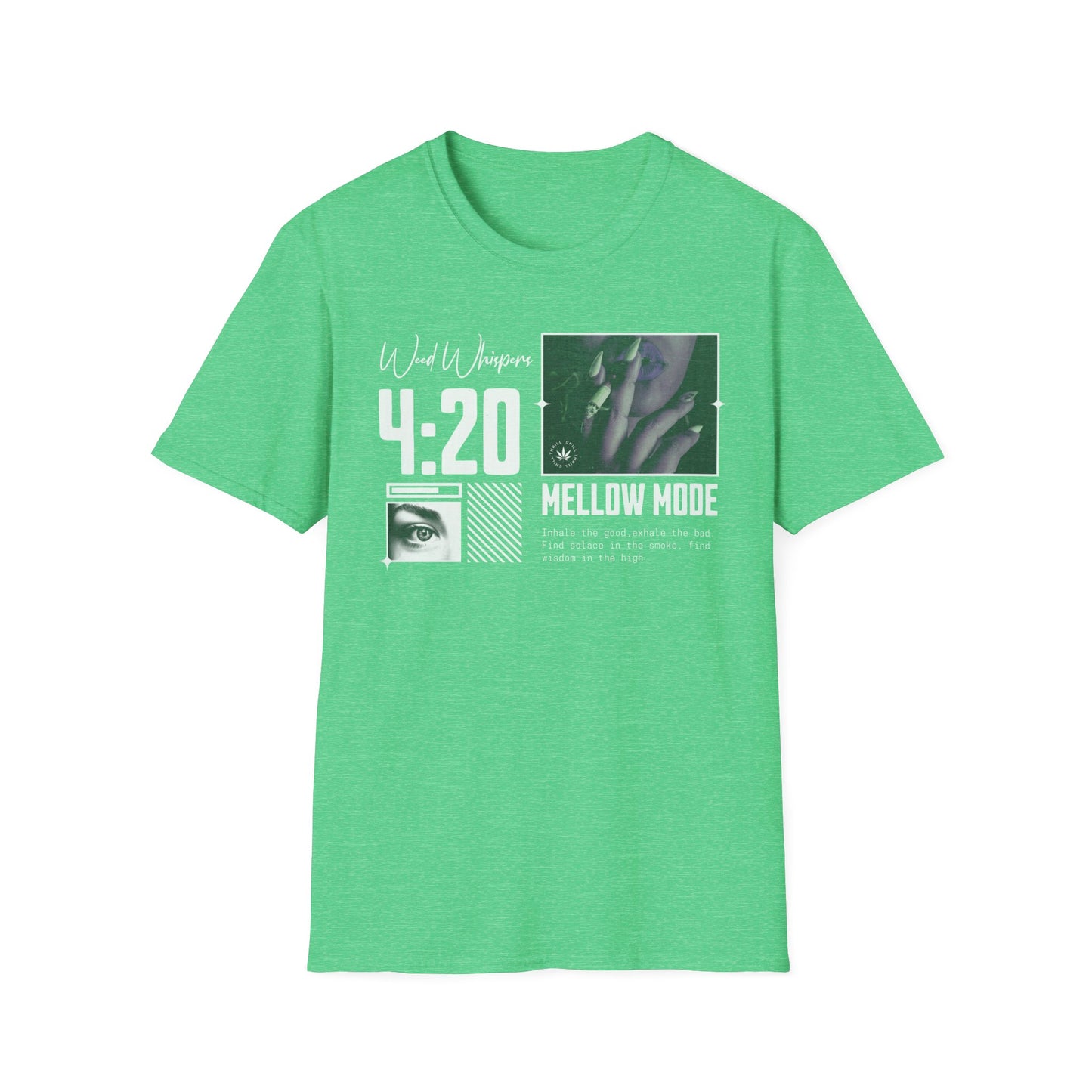 Mellow Mood | Adult Clothes | 420 | Trending | Birthday Gift | Softstyle Tshirt
