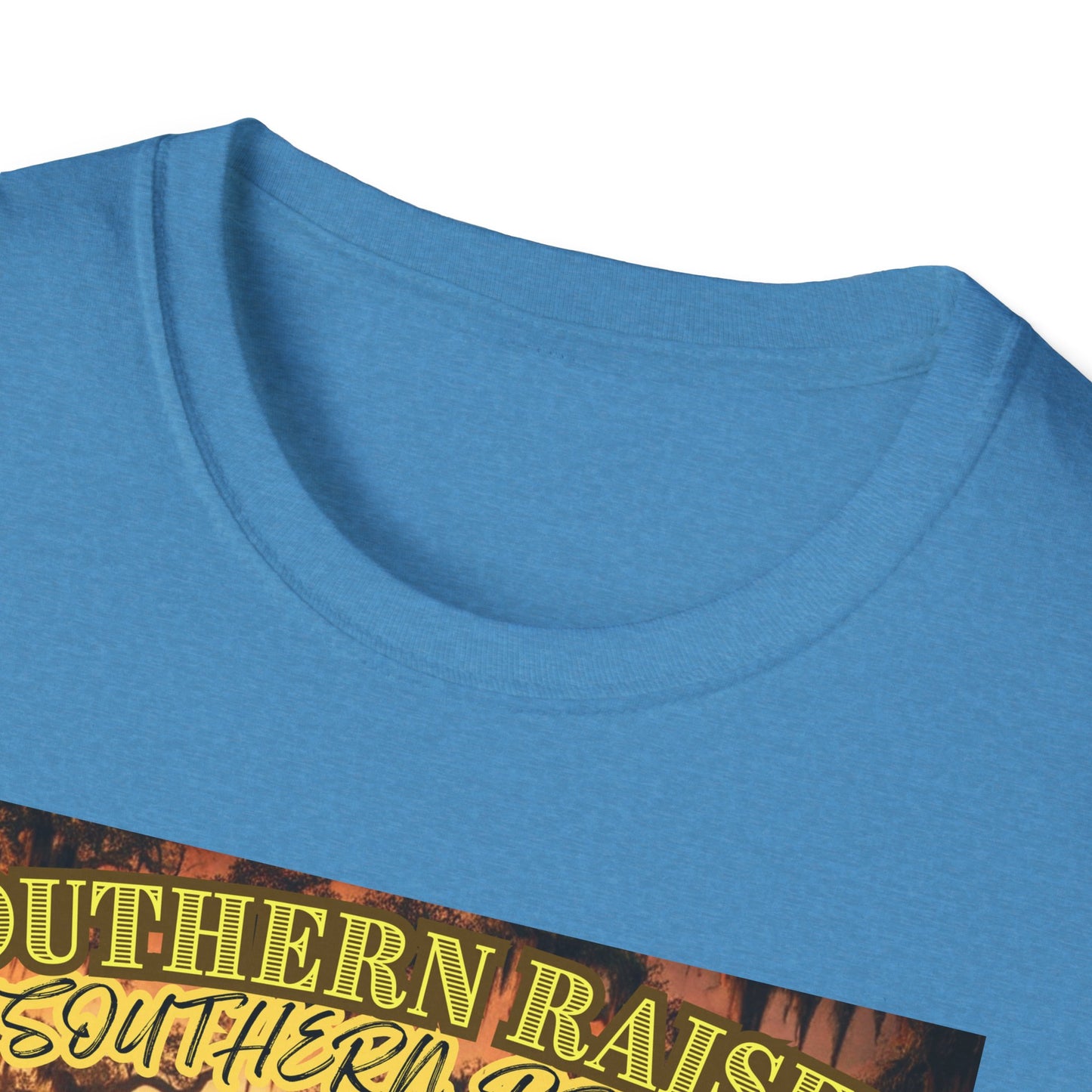 Southern Raised Southern Proud | The South Shirt | Adult Clothes | Teen Shirt | Trending | Birthday Gift | Unisex Softstyle T-Shirt
