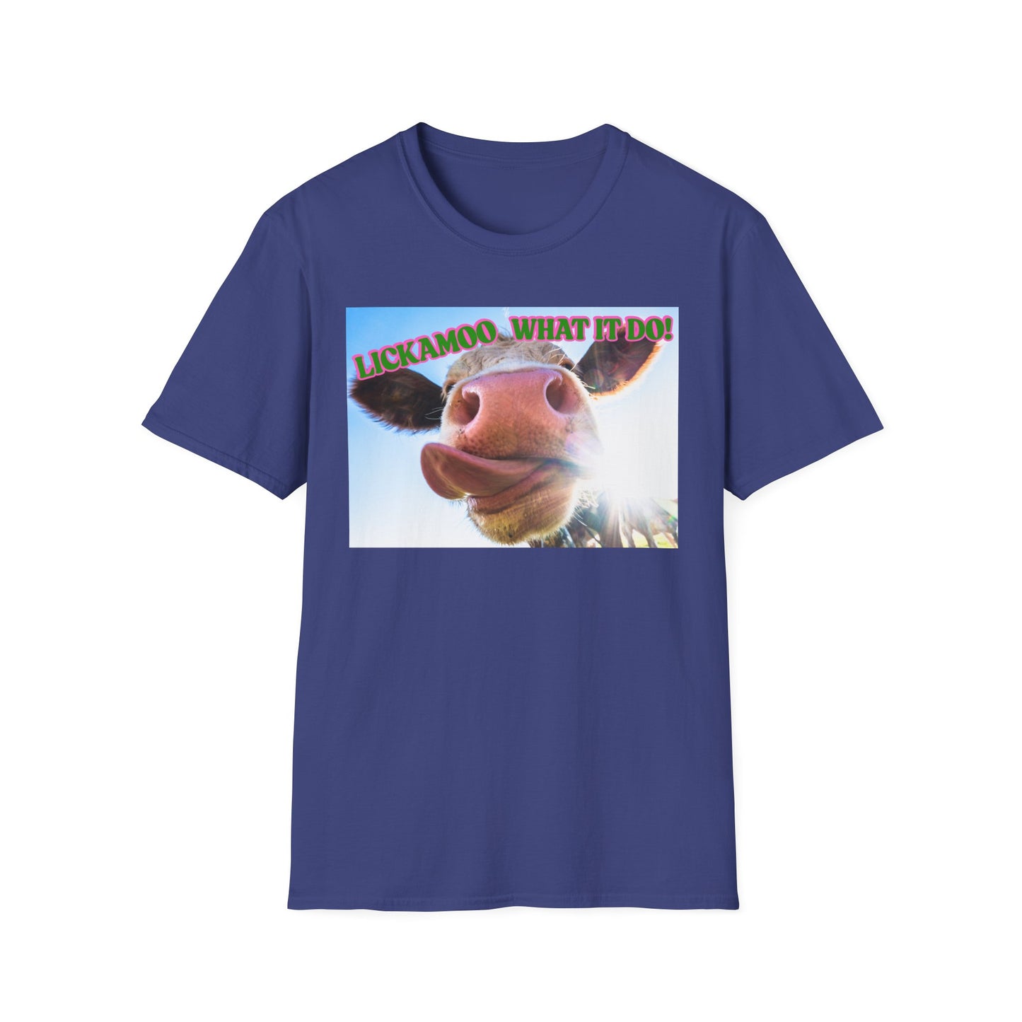 Lickamoo What it do | Teen Clothes | Kid Clothes | Funny Cow Shirt | Cool Adult Shirt | Trending | Birthday Gift | Unisex Softstyle T-Shirt