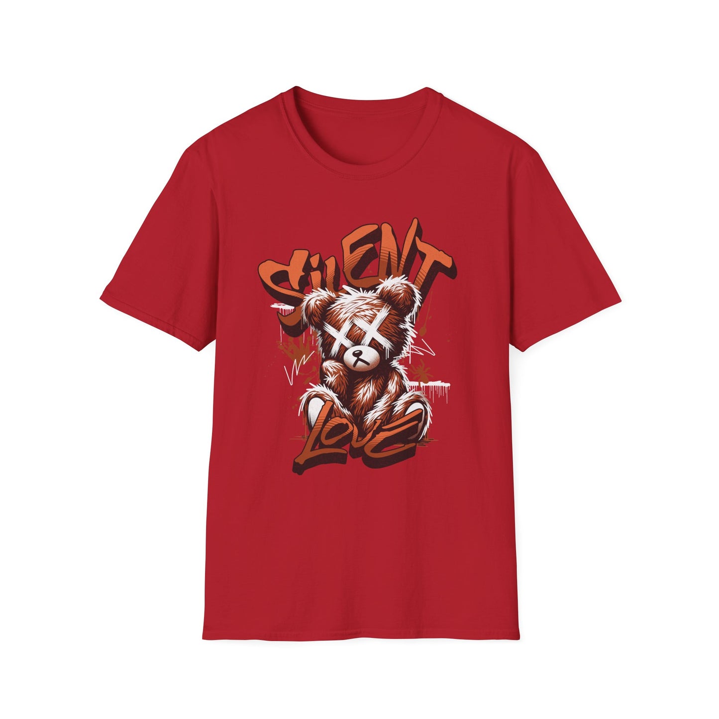 Silent Love | Adult Clothes | Teen Shirt | Love Bear | Trending | Birthday Gift