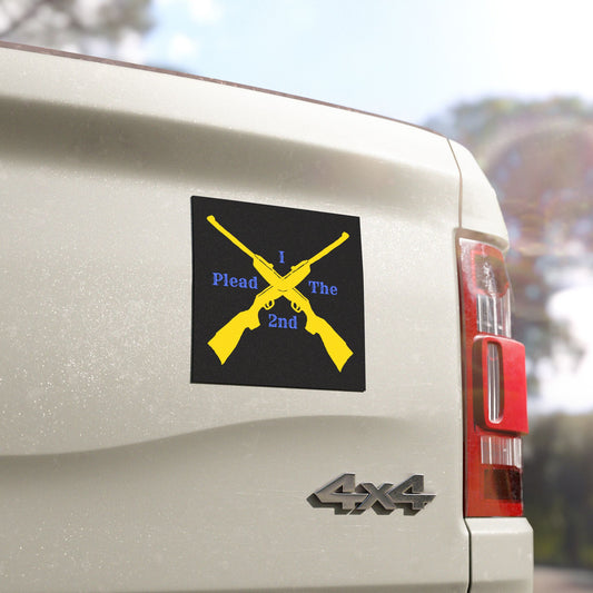 I Plead the 2nd | 2nd Amendment | Cool Design | Eye Grabber | Car Accessory | Truck Decal | Truck Sticker | Unique Car Decal
