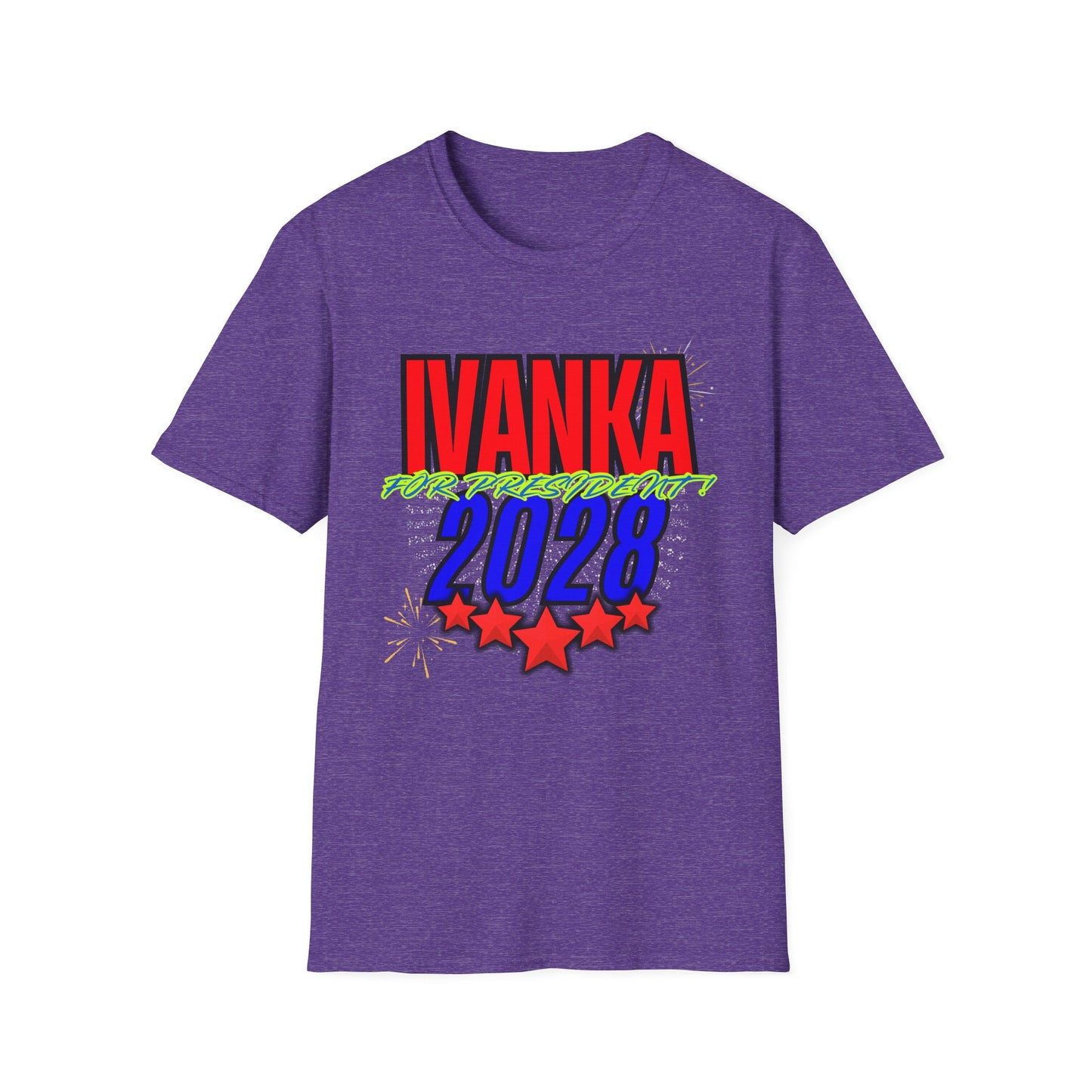 IVANKA for President 2028 | Colorful Shirt | Cool Shirt | Fashion | Trending | Cool Design | Birthday Gift | Unisex Softstyle T-Shirt