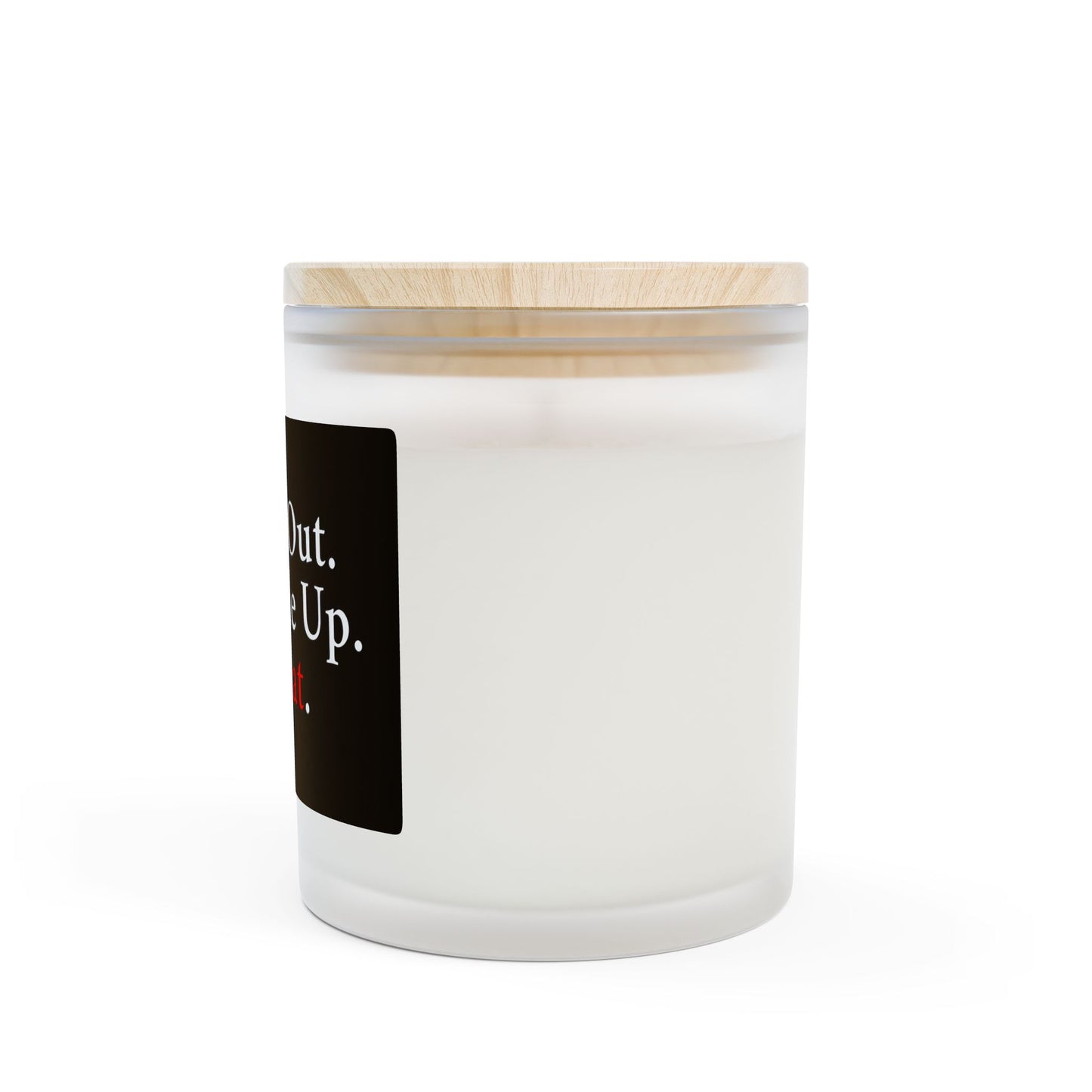 Cry It Out. Light Me Up. Repeat. | Frosted Glass Soy Candle, Relaxation Gift, Self-Care, Home Decor, Funny Candle