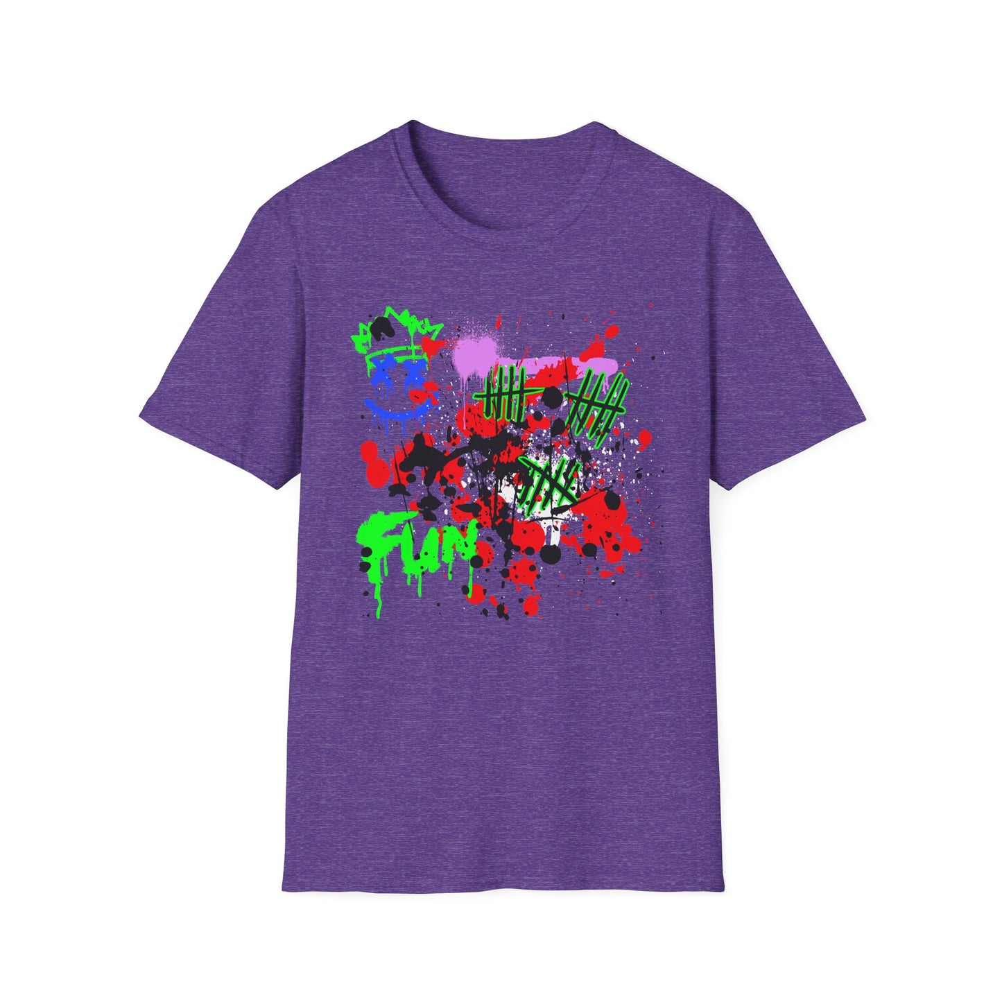FUN Graffiti Shirt | Adult Shirt | Teen Clothes | Cool Shirt | Funny Fashion | Trending | Birthday Gift | Unisex Softstyle T-Shirt