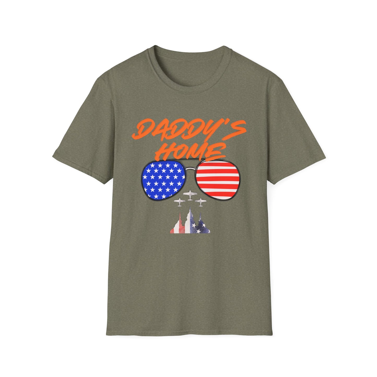 President of America | Daddy's Home | Cool Shirt | Fashion | Trending | Dad Shirt | Birthday Gift | Unisex Softstyle T-Shirt