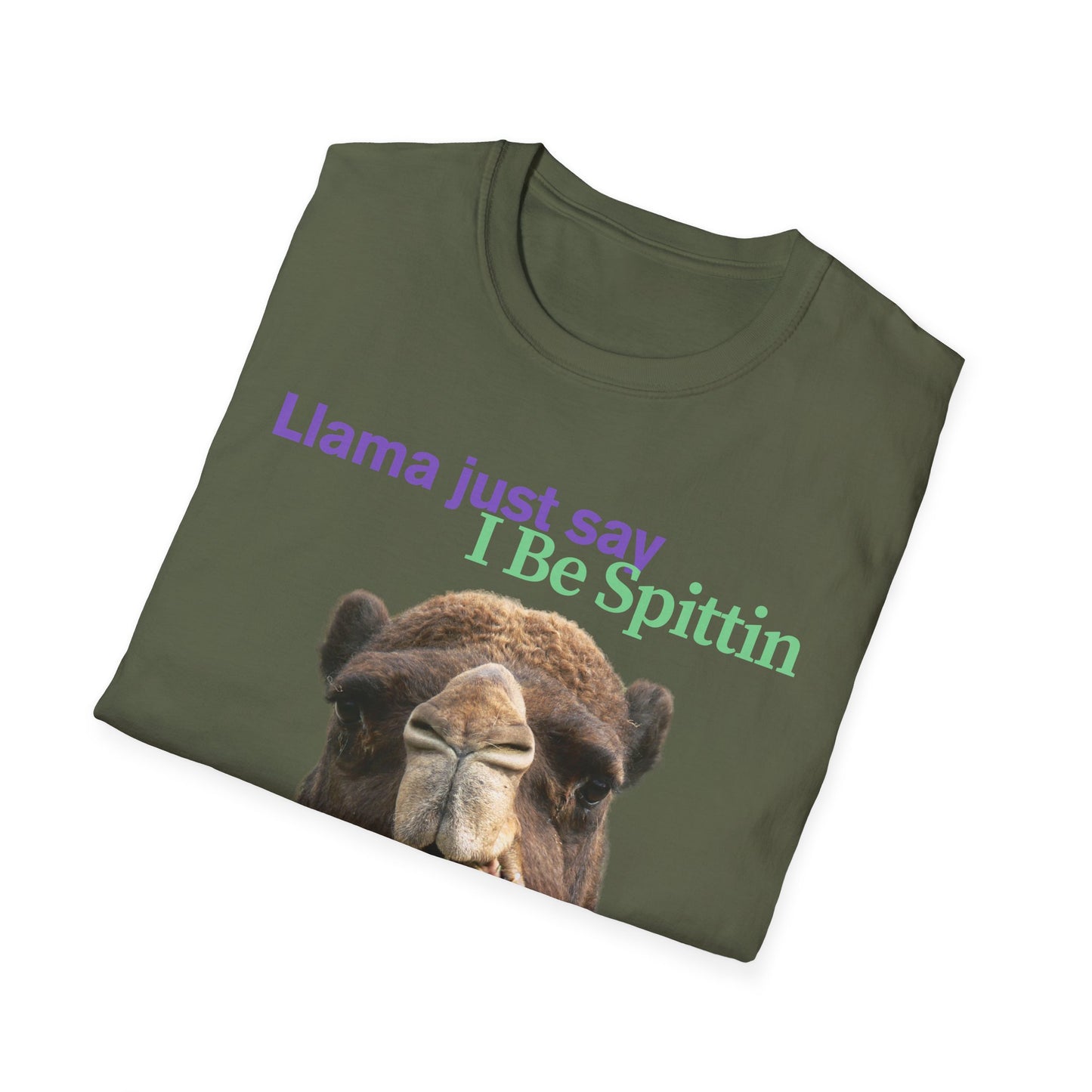 I Be Spittin | Funny Llama Shirt | Teen Clothes | Adult Shirt | Kids Clothes | Trending | Birthday Gift | Unisex Softstyle T-Shirt