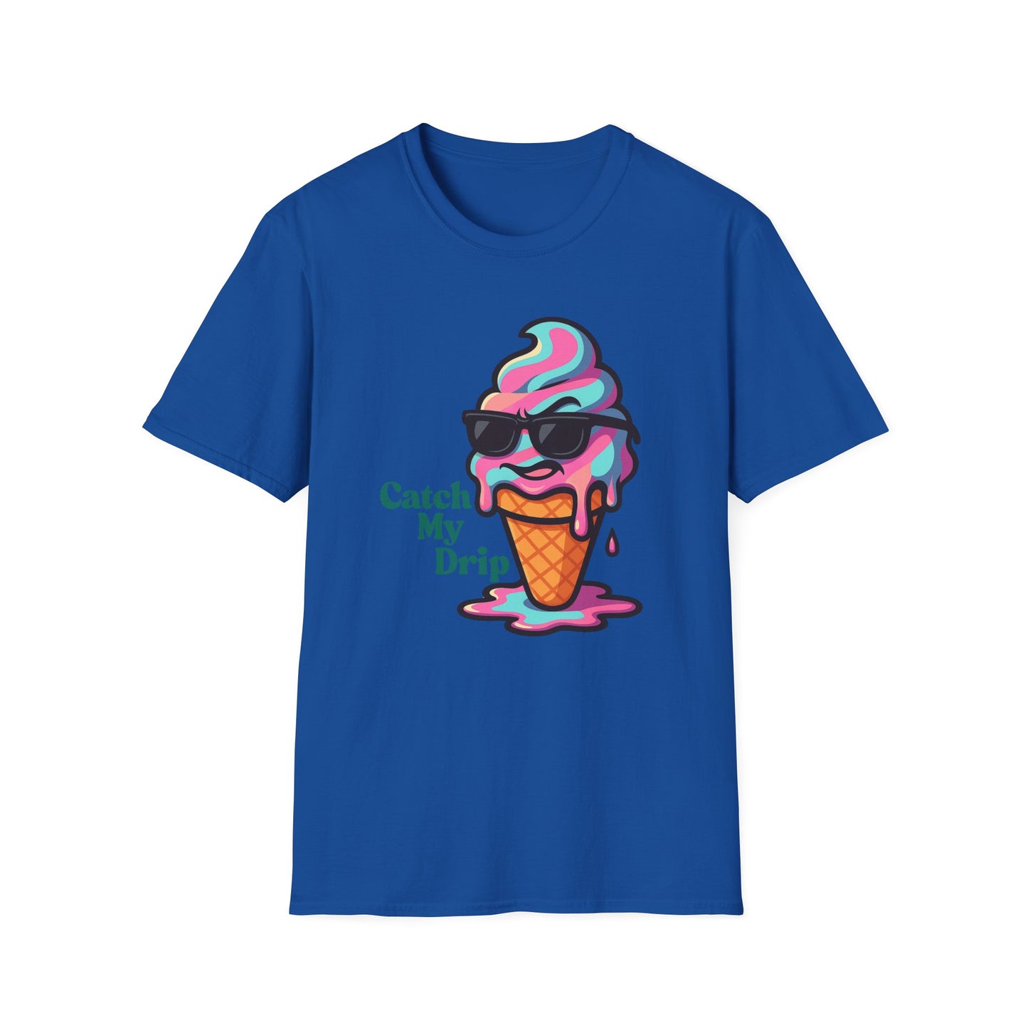 Catch My Drip | Cool Ice Cream Shirt | Fashion | Trending | Cool Design | Birthday Gift | Unisex Softstyle T-Shirt