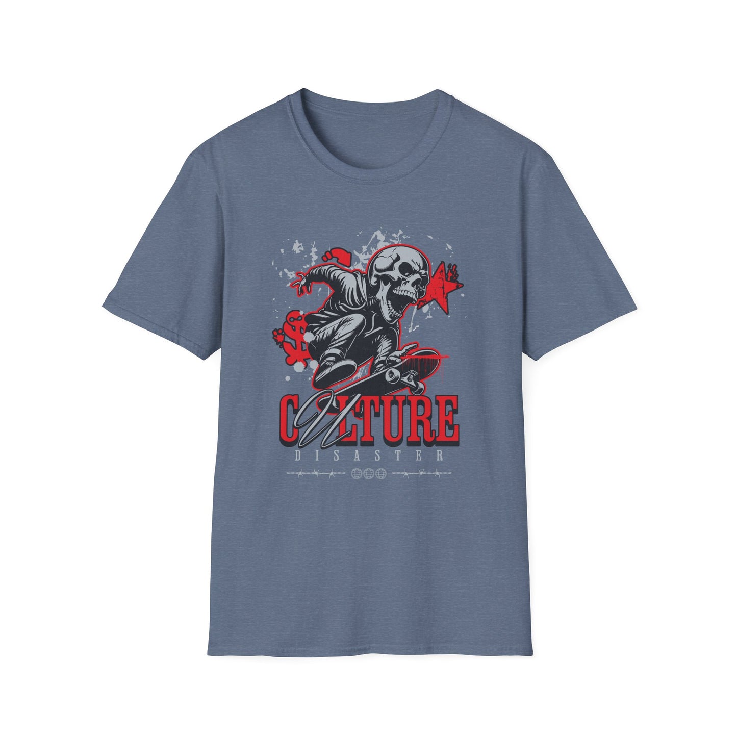 Culture Disaster | Teen Clothes | Skull Shirt | Birthday Gift | Softstyle Tshirt