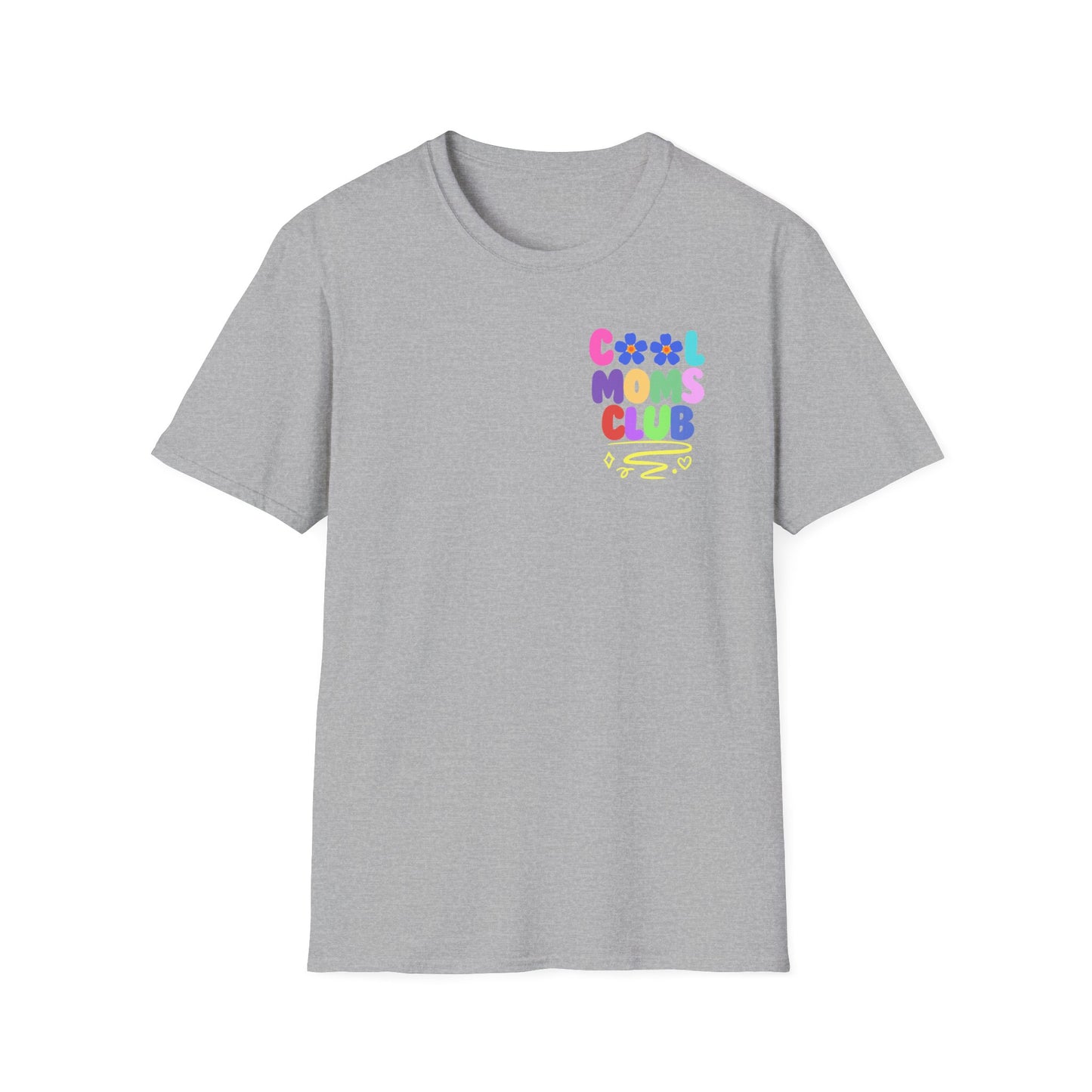 Cool Moms Club | Funny Mom Shirt | Adult Clothes | Humor Shirt | Trending | Birthday Gift | Unisex Softstyle T-Shirt