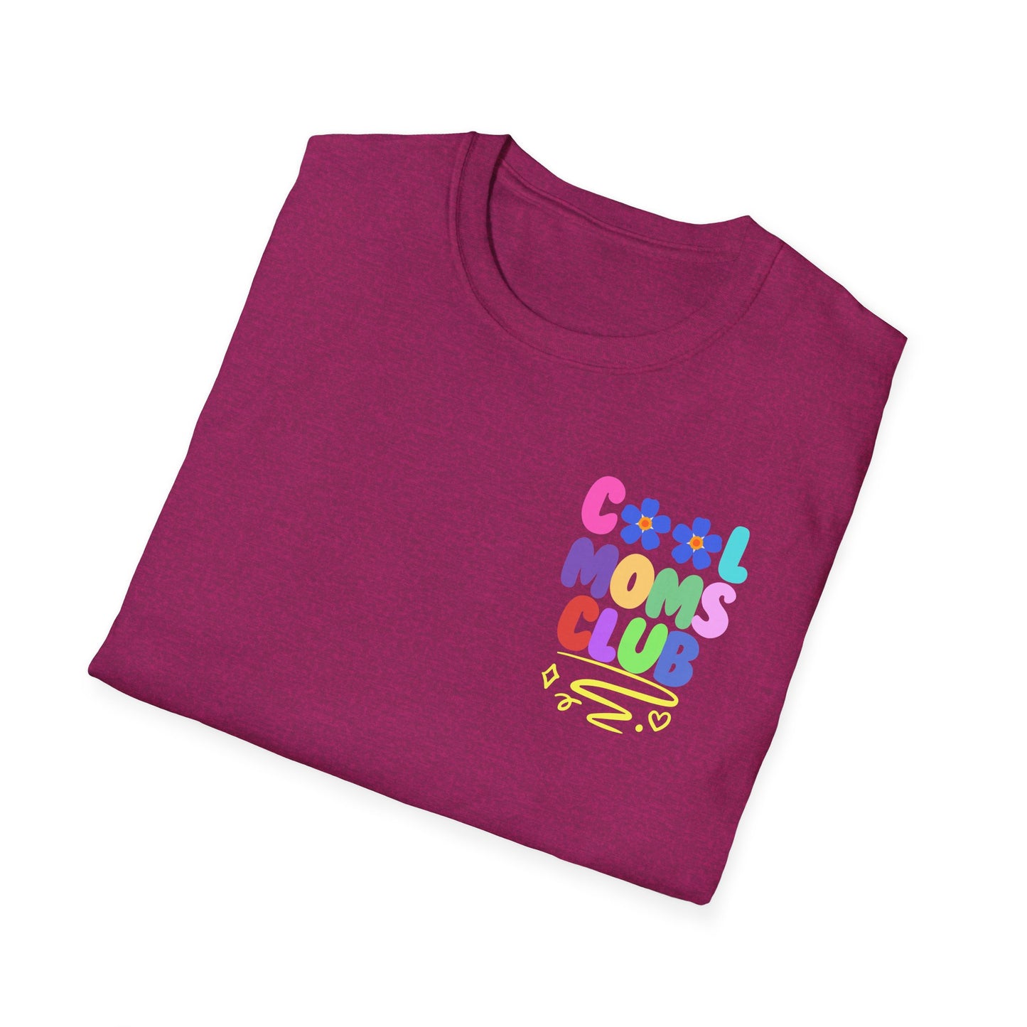 Cool Moms Club | Funny Mom Shirt | Adult Clothes | Humor Shirt | Trending | Birthday Gift | Unisex Softstyle T-Shirt
