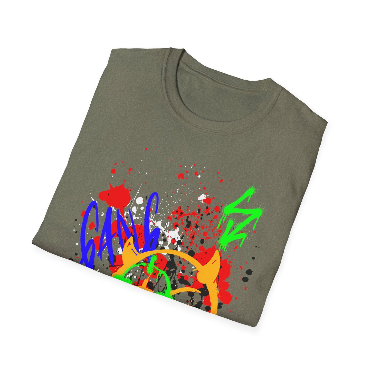 Graffiti Bullseye Shirt | Colorful Shirt | Cool Teen Shirt | Fashion | Trending | Dope Design | Birthday Gift | Unisex Softstyle T-Shirt