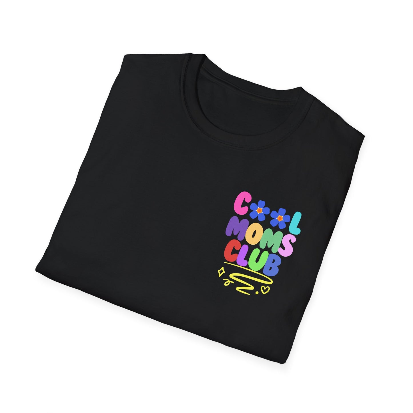 Cool Moms Club | Funny Mom Shirt | Adult Clothes | Humor Shirt | Trending | Birthday Gift | Unisex Softstyle T-Shirt