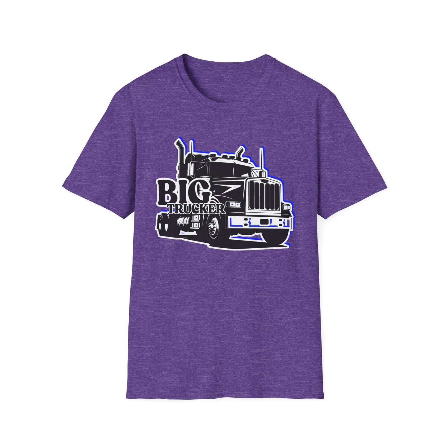 BIG Trucker | Adult Shirt | Cool Teen Clothes | Truck Shirt | Cool Fashion | Trending | Birthday Gift | Unisex Softstyle T-Shirt