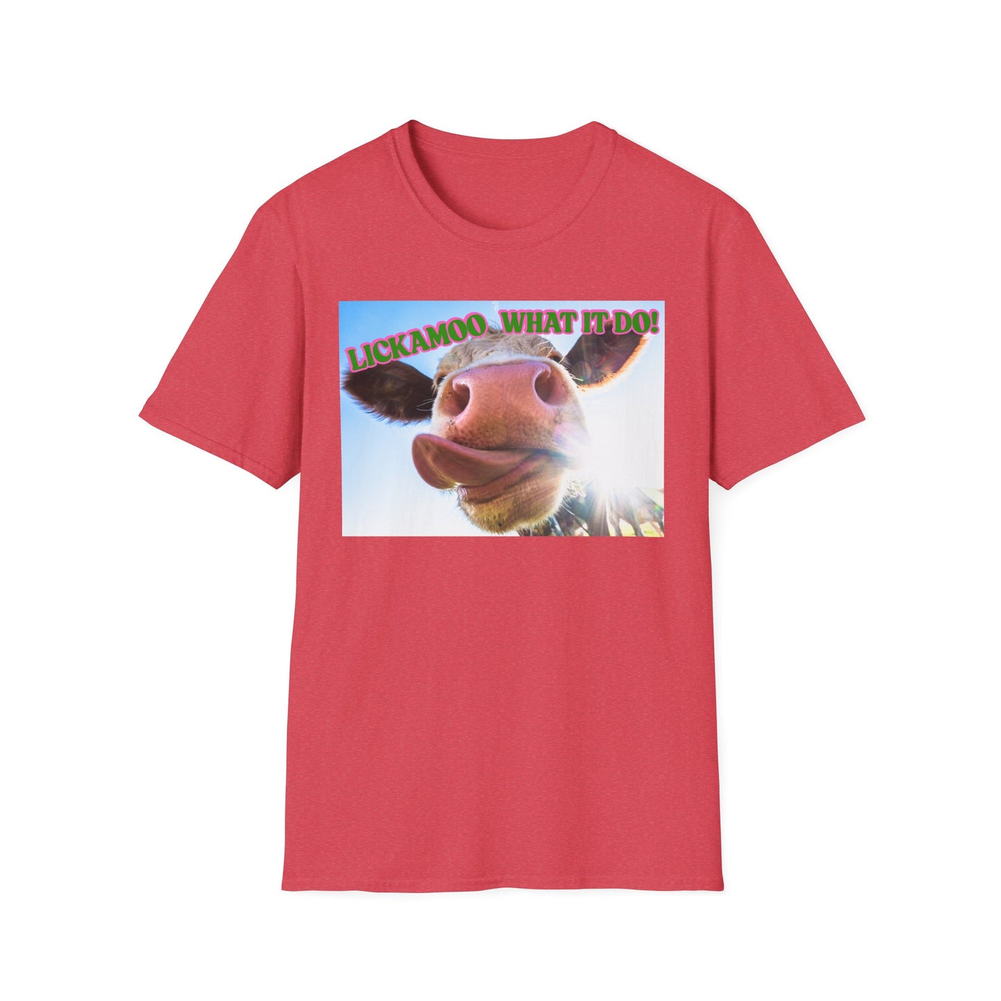 Lickamoo What it do | Teen Clothes | Kid Clothes | Funny Cow Shirt | Cool Adult Shirt | Trending | Birthday Gift | Unisex Softstyle T-Shirt