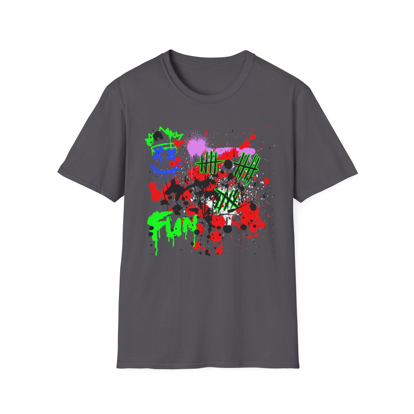 FUN Graffiti Shirt | Adult Shirt | Teen Clothes | Cool Shirt | Funny Fashion | Trending | Birthday Gift | Unisex Softstyle T-Shirt