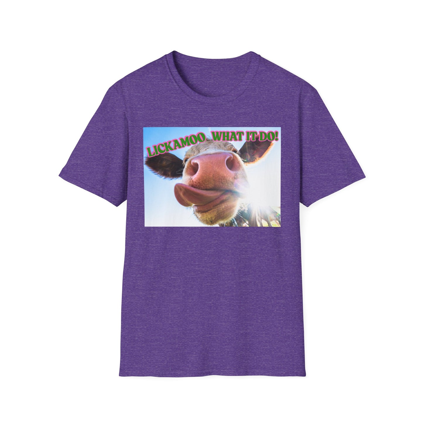 Lickamoo What it do | Teen Clothes | Kid Clothes | Funny Cow Shirt | Cool Adult Shirt | Trending | Birthday Gift | Unisex Softstyle T-Shirt
