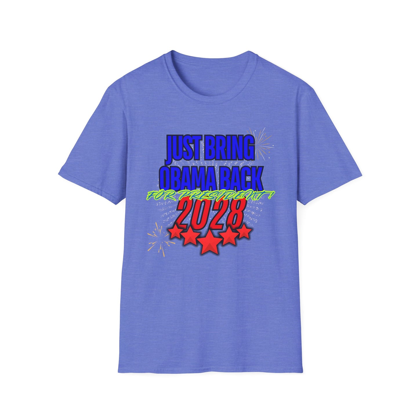 Bring Obama Back 2028 | Colorful Shirt | Cool Shirt | Fashion | Trending | Cool Design | Birthday Gift | Unisex Softstyle T-Shirt