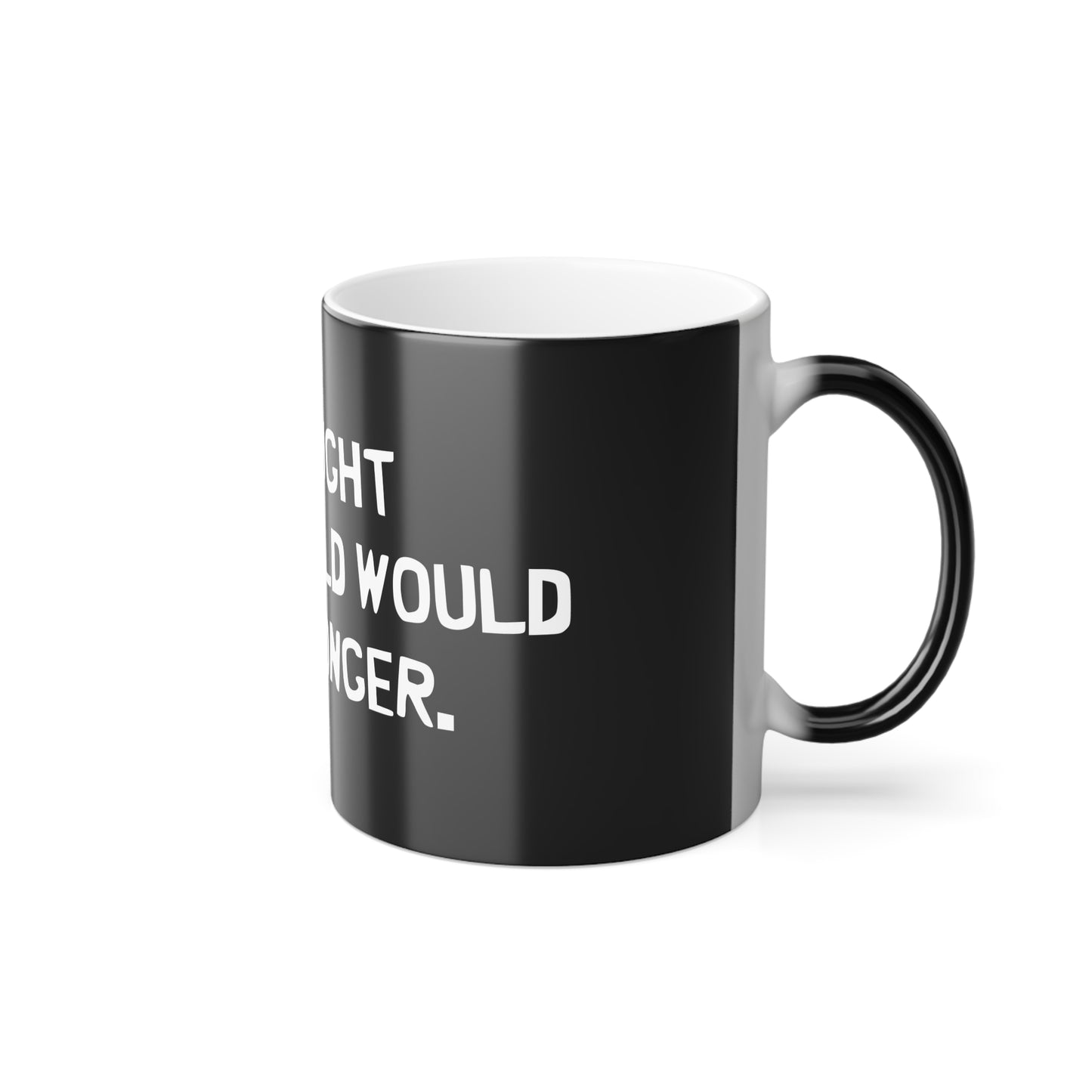 Growing Old | Heat-Reactive Color Changing Mug | Unique Coffee Cup