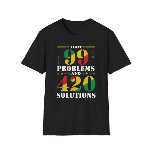 420 Solutions | Funny Adult Shirt | Teen Clothes | Trending | Birthday Gift