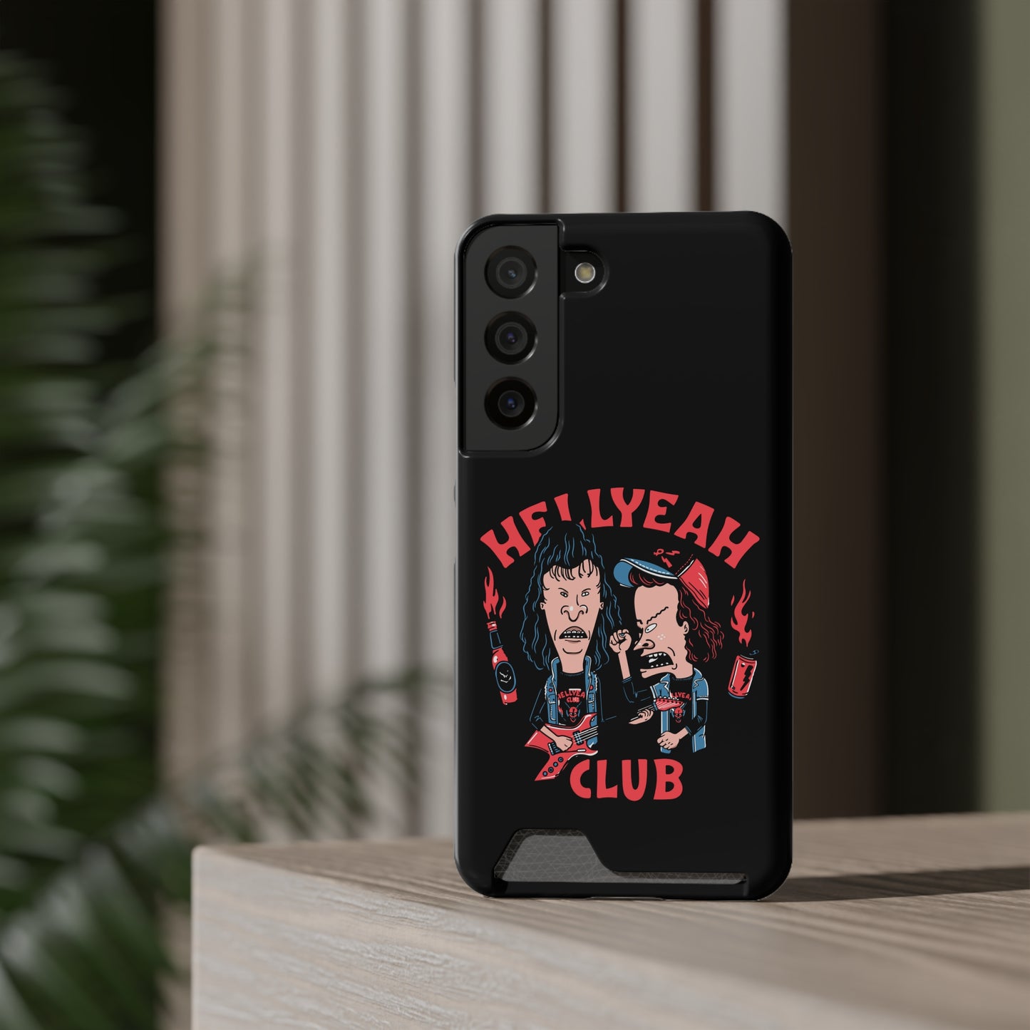 HellYeah Club | Impact-Resistant Phone Case With Card Holder | iPhone Samsung Models