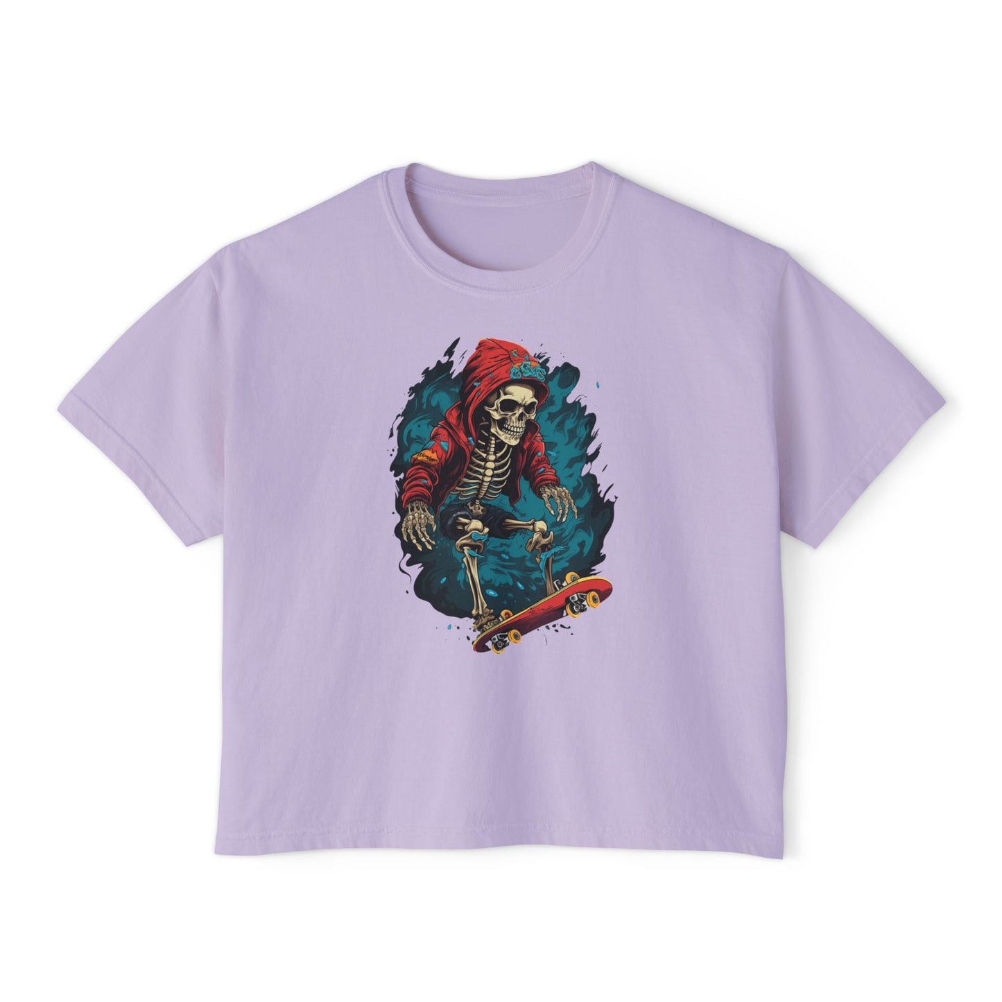 Rise & Grind | Boxy Crop Tee - Trendy Casual Top, Festival Wear, Streetwear, Birthday Gift, Graphic Design Tee