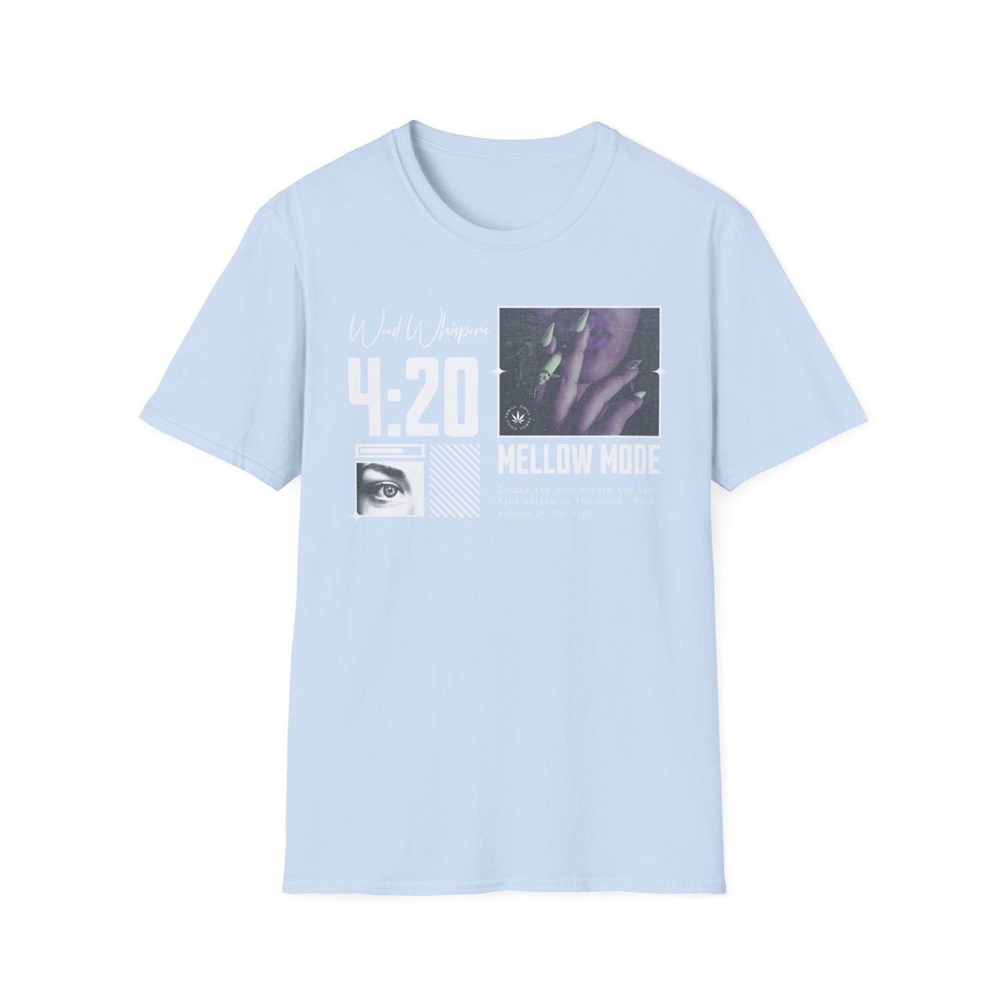 Mellow Mood | Adult Clothes | 420 | Trending | Birthday Gift | Softstyle Tshirt