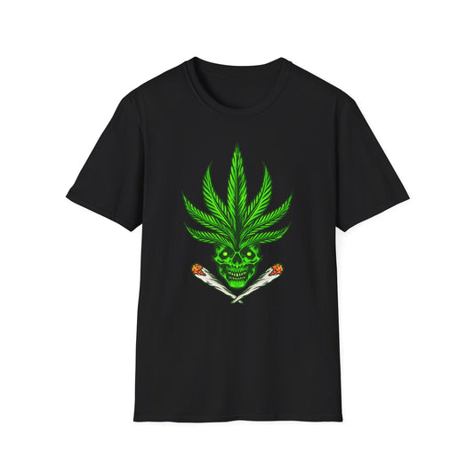 Marijuana Skull Shirt | Adult Clothes | Trending | Birthday Gift