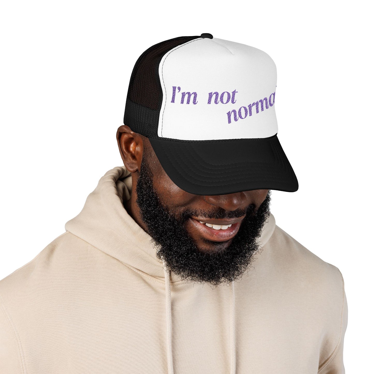I'm not normaL - Embroidered 100% Polyester Hat | Custom Headwear