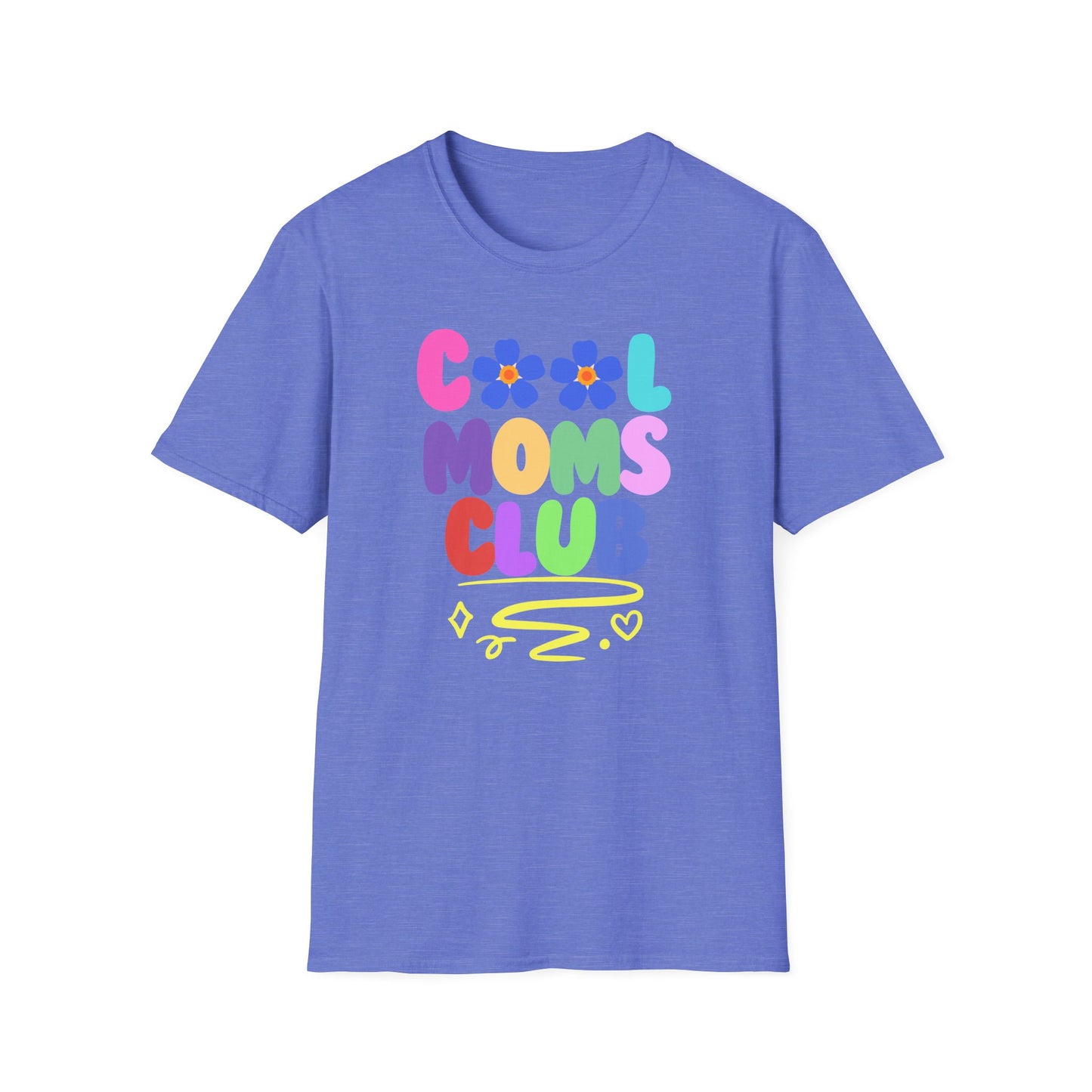 COOL MOMS CLUB | Funny Mom Shirt | Adult Clothes | Humor Shirt | Trending | Birthday Gift | Unisex Softstyle T-Shirt