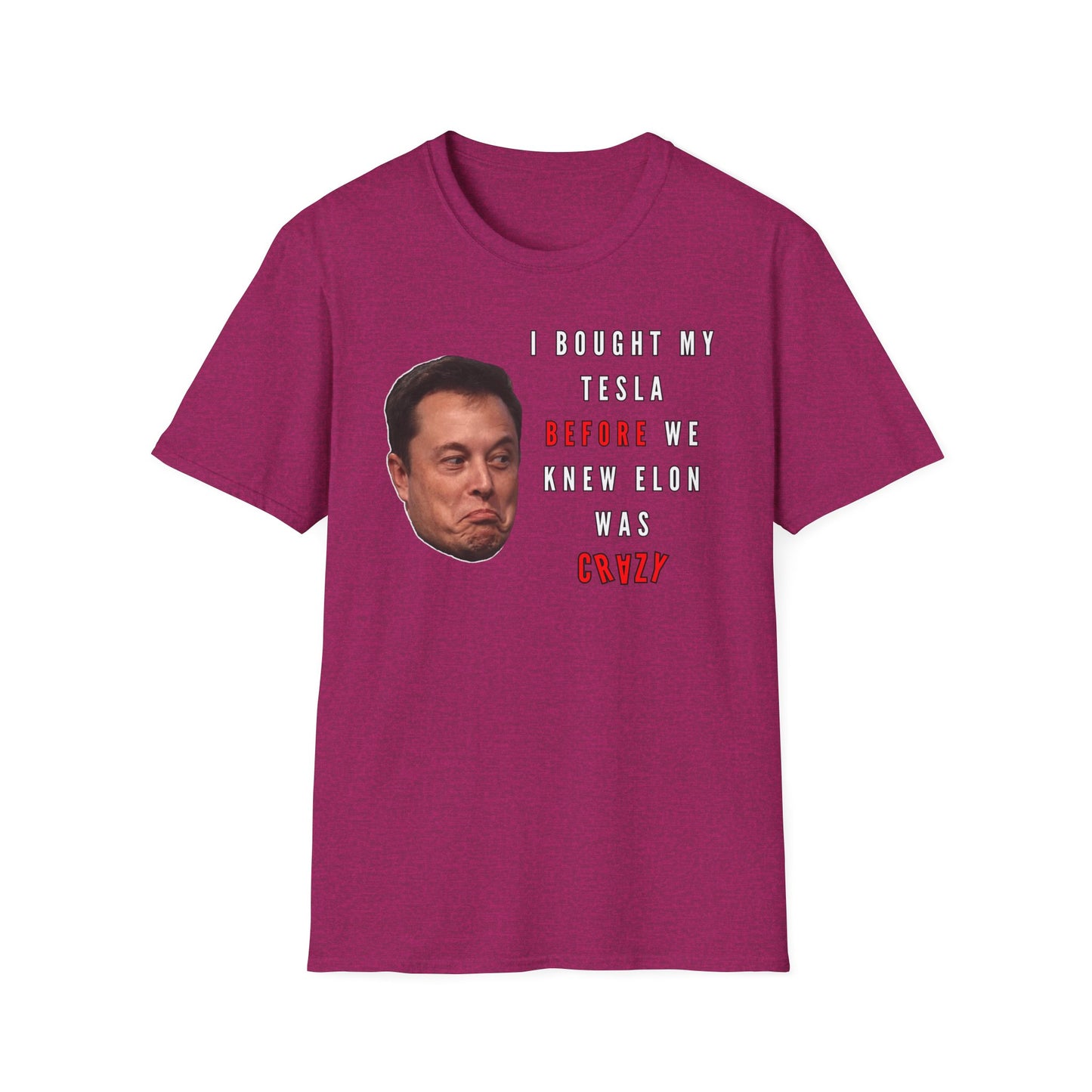 Crazy | Funny Adult Shirt | Teen Clothes | Humor Shirt | Trending | Birthday Gift | Unisex Softstyle T-Shirt
