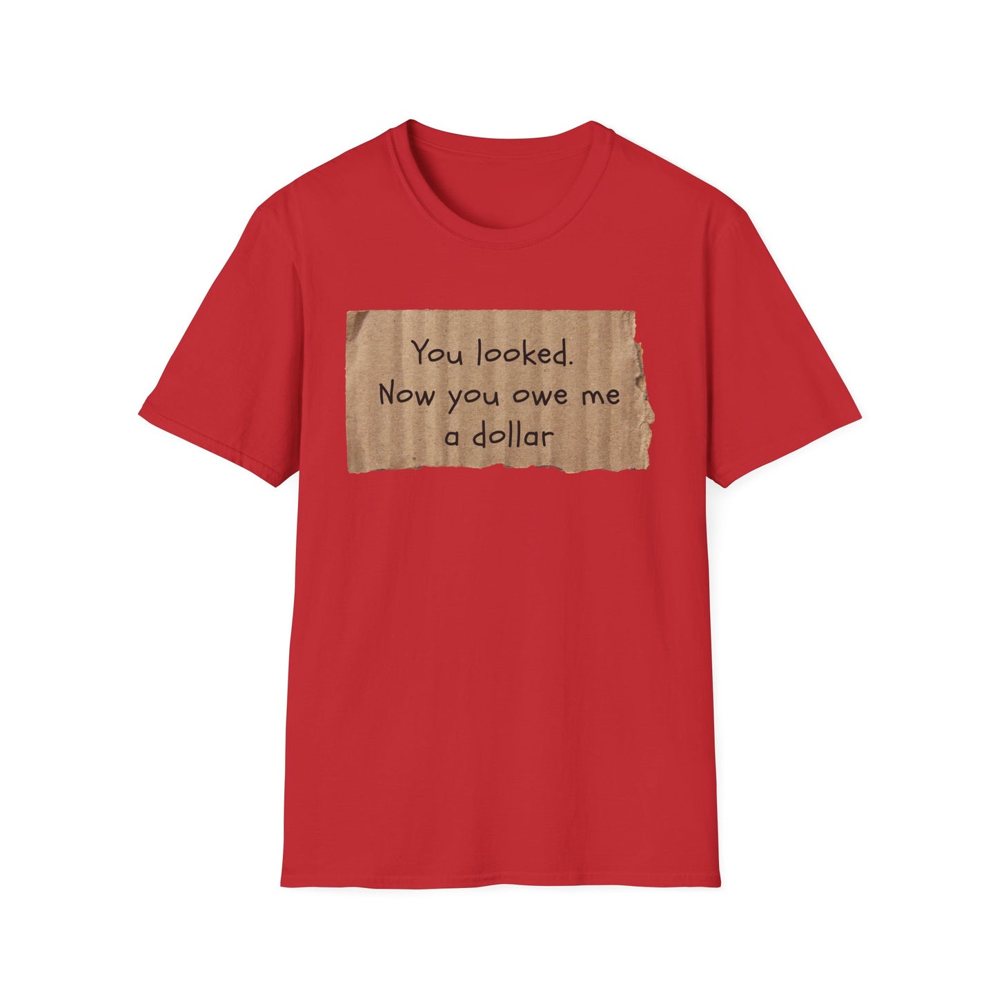 You Looked | Funny Adult Shirt | Teen Clothes | Humor Shirt | Trending | Birthday Gift | Unisex Softstyle T-Shirt