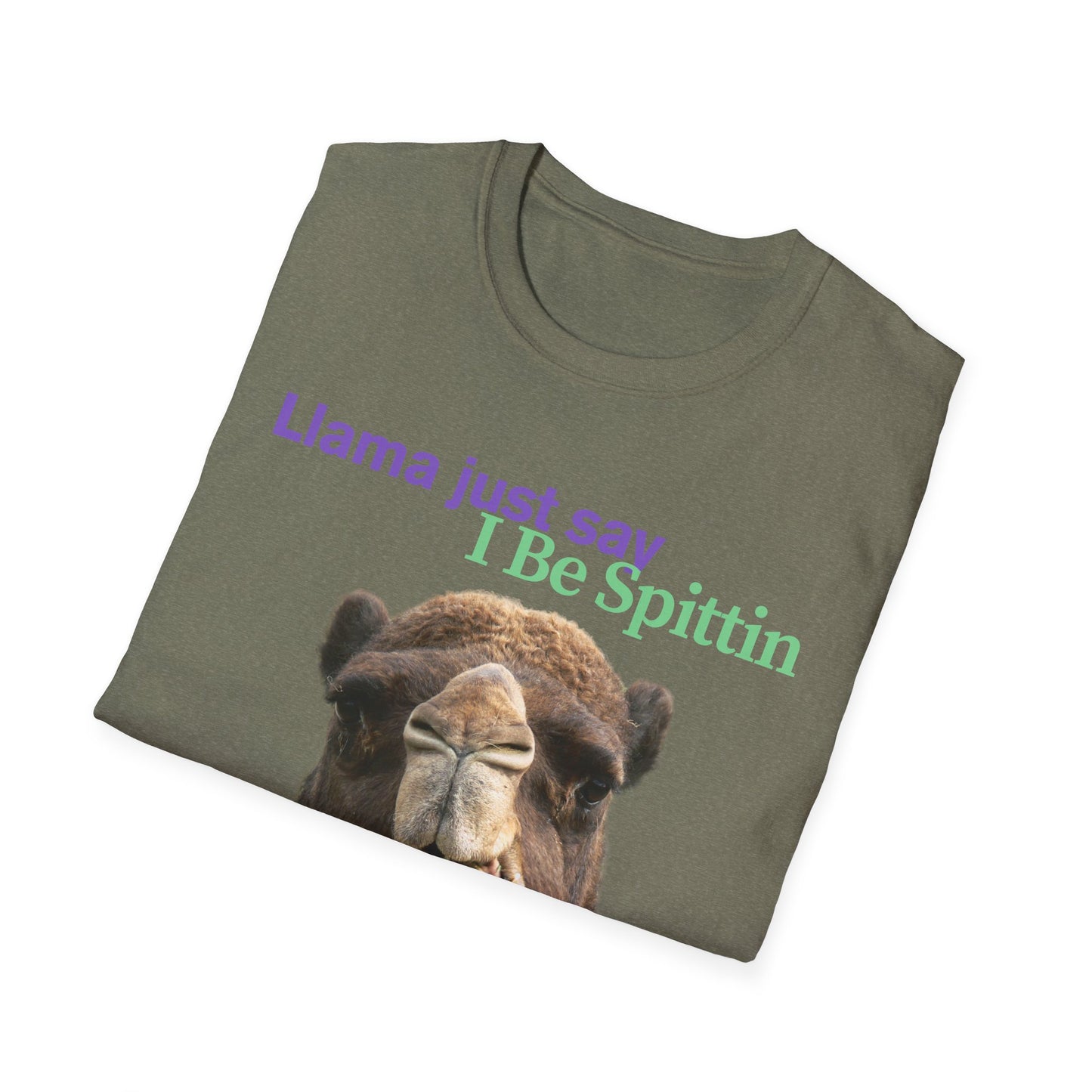 I Be Spittin | Funny Llama Shirt | Teen Clothes | Adult Shirt | Kids Clothes | Trending | Birthday Gift | Unisex Softstyle T-Shirt