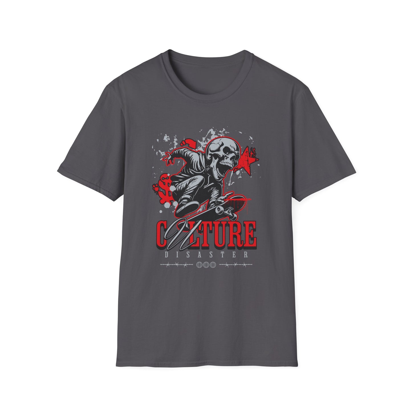 Culture Disaster | Teen Clothes | Skull Shirt | Birthday Gift | Softstyle Tshirt