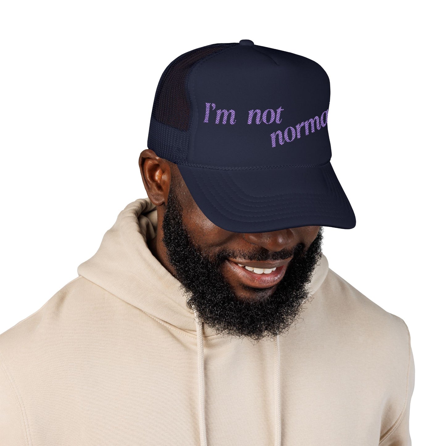 I'm not normaL - Embroidered 100% Polyester Hat | Custom Headwear
