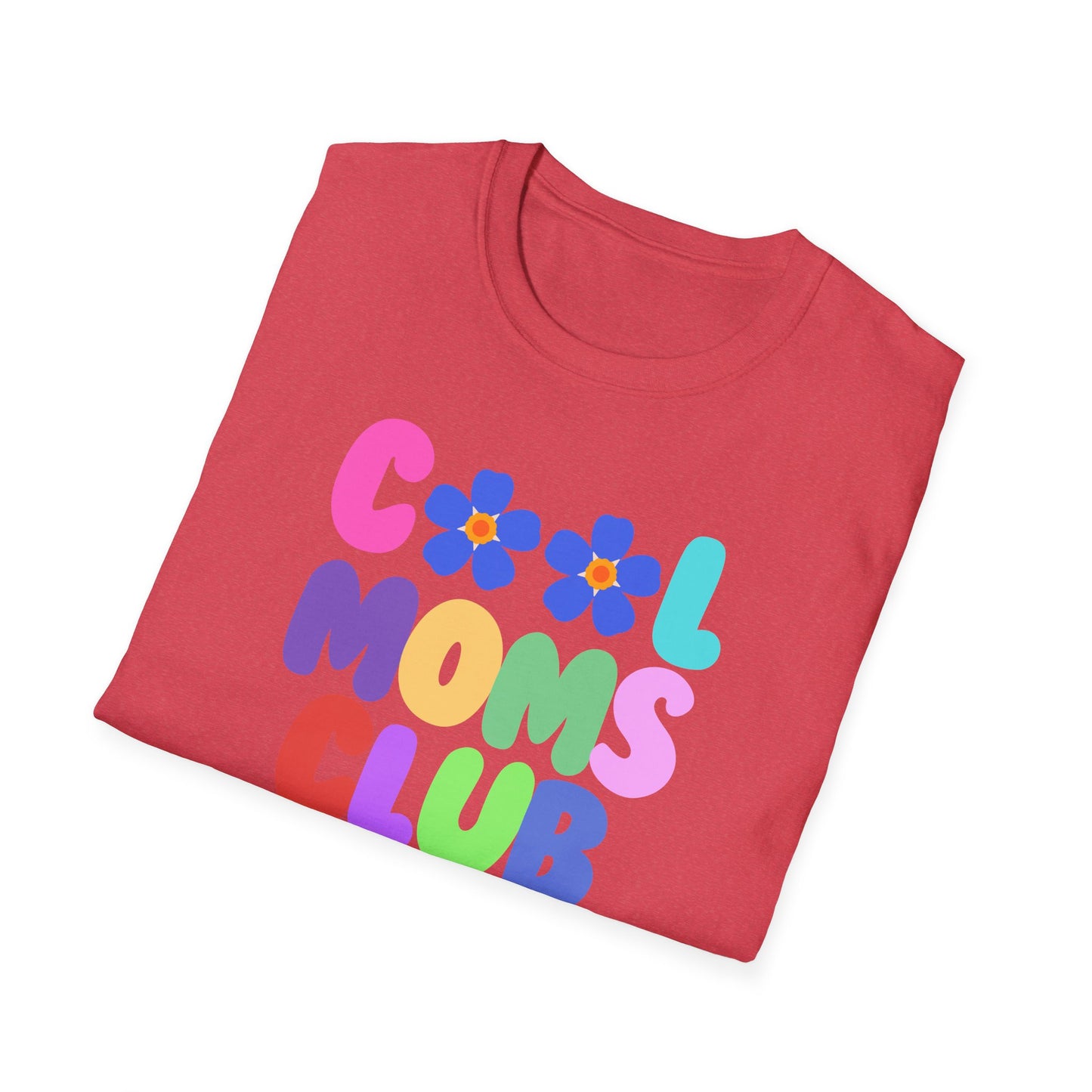 COOL MOMS CLUB | Funny Mom Shirt | Adult Clothes | Humor Shirt | Trending | Birthday Gift | Unisex Softstyle T-Shirt