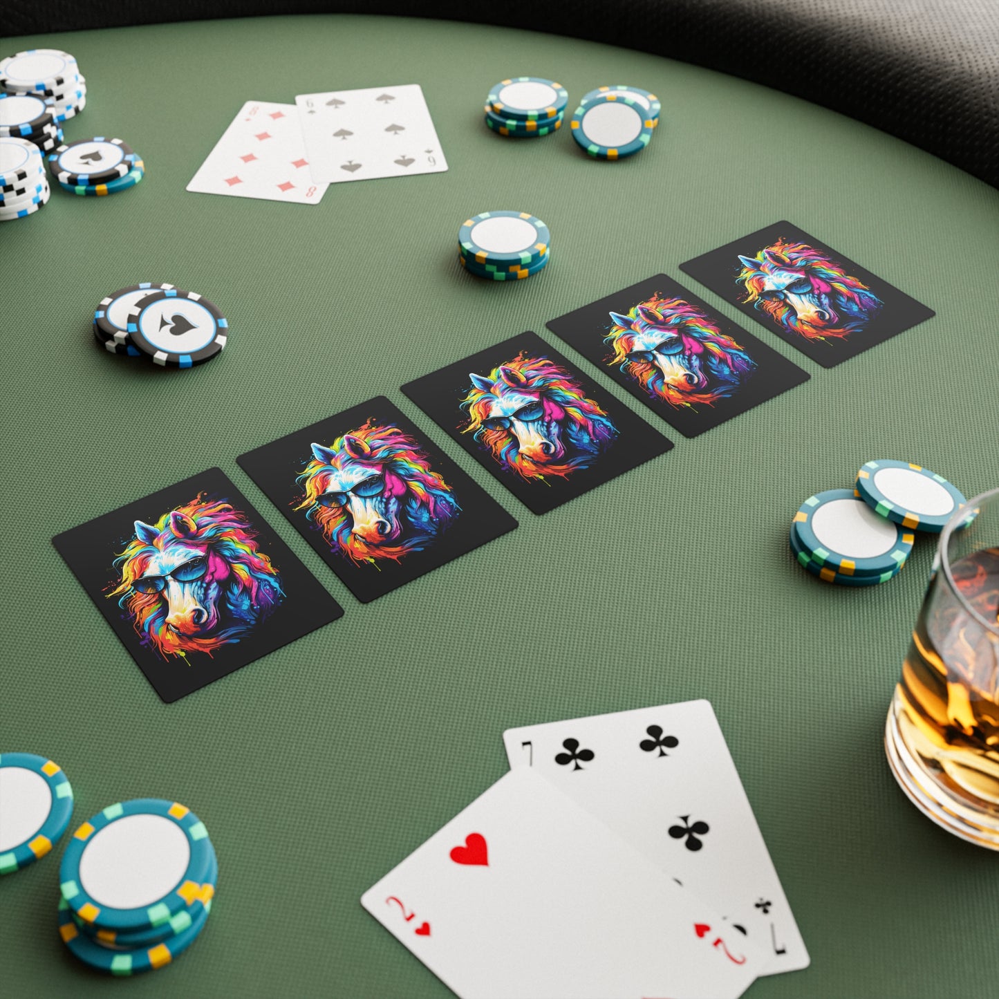 Magical Horse | Premium Gloss Playing Cards | Unique Poker Cards