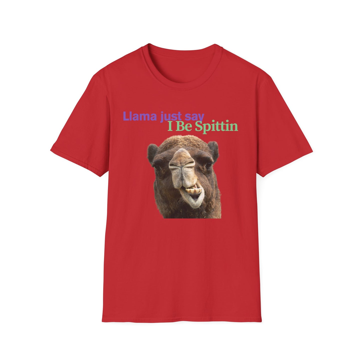 I Be Spittin | Funny Llama Shirt | Teen Clothes | Adult Shirt | Kids Clothes | Trending | Birthday Gift | Unisex Softstyle T-Shirt