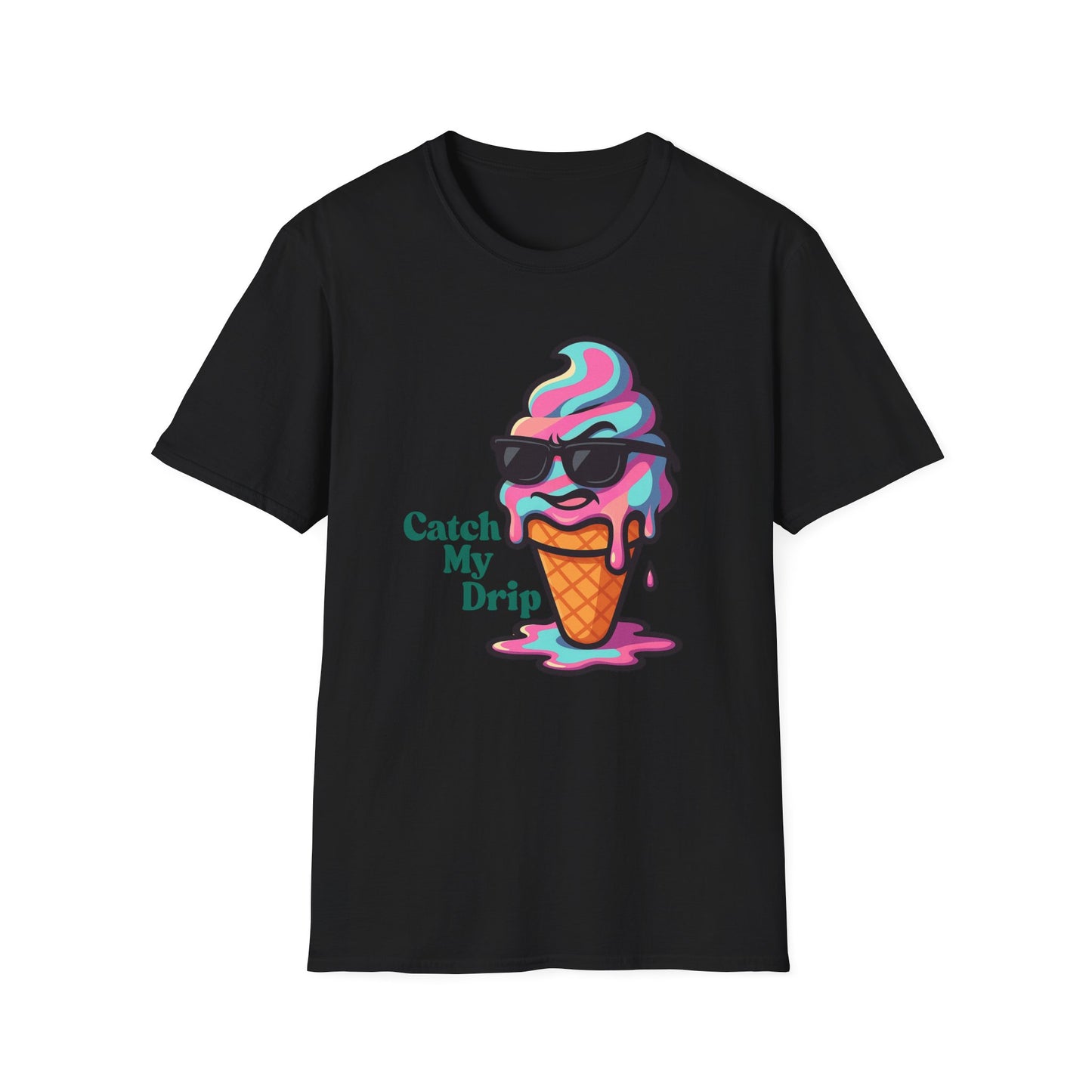 Catch My Drip | Cool Ice Cream Shirt | Fashion | Trending | Cool Design | Birthday Gift | Unisex Softstyle T-Shirt