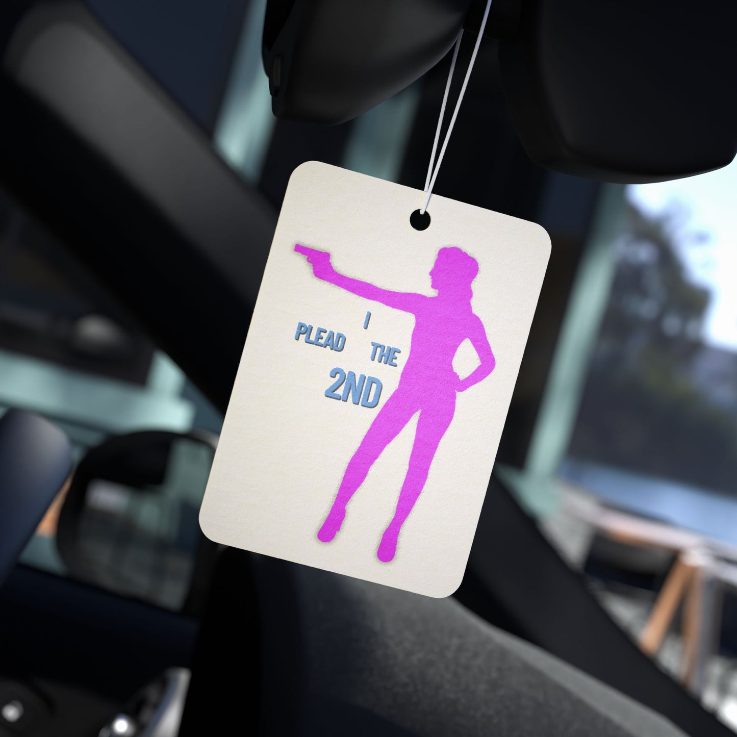 I Plead The 2nd | Durable Car Air Freshener - Unique Gift | Aromatherapy | Auto Accessories