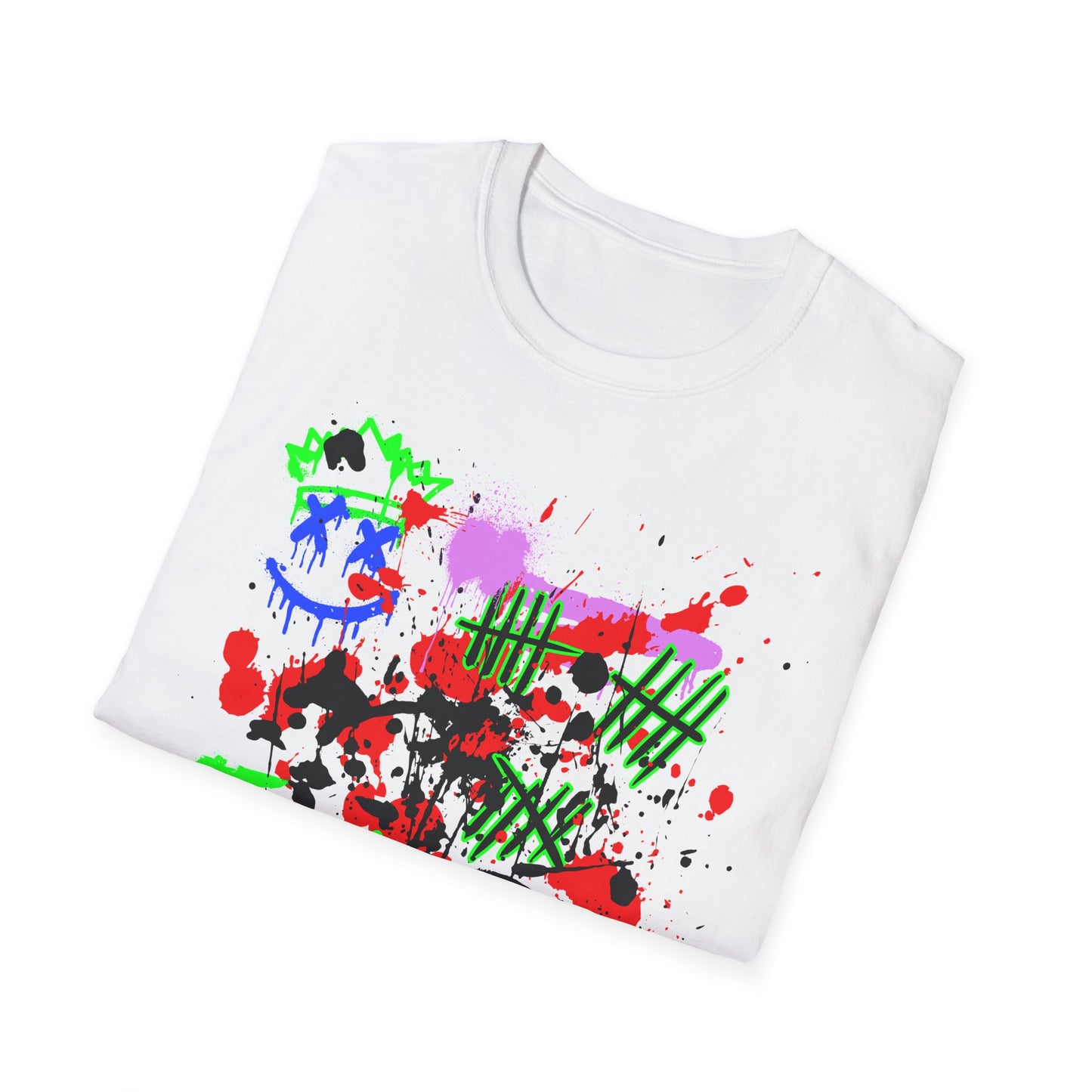 FUN Graffiti Shirt | Adult Shirt | Teen Clothes | Cool Shirt | Funny Fashion | Trending | Birthday Gift | Unisex Softstyle T-Shirt