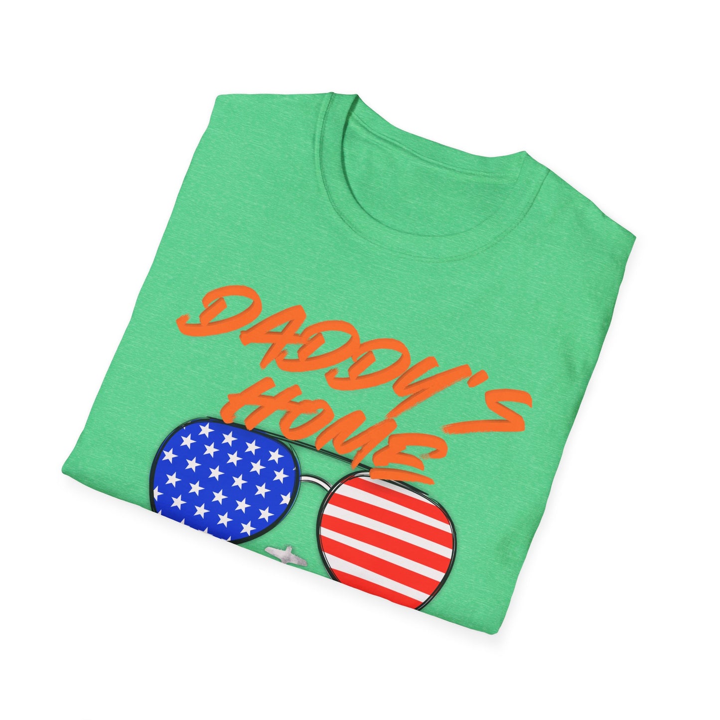 President of America | Daddy's Home | Cool Shirt | Fashion | Trending | Dad Shirt | Birthday Gift | Unisex Softstyle T-Shirt
