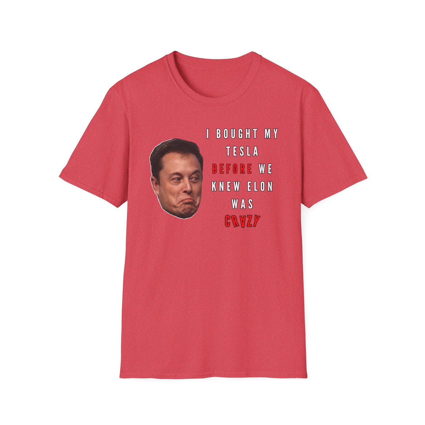 Crazy | Funny Adult Shirt | Teen Clothes | Humor Shirt | Trending | Birthday Gift | Unisex Softstyle T-Shirt