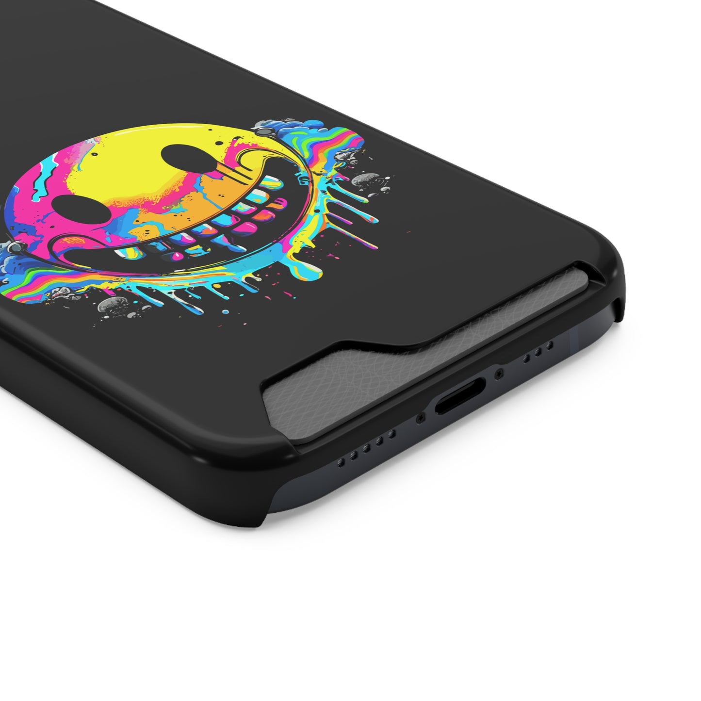 Smile With Me | Impact-Resistant Phone Case With Card Holder | iPhone Samsung Models