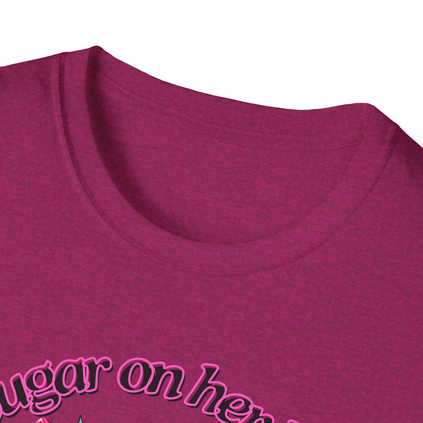 Sugar on her lips | Adult Clothes | Teen Shirt | Cool Shirt | Trending | Birthday Gift | Unisex Softstyle T-Shirt