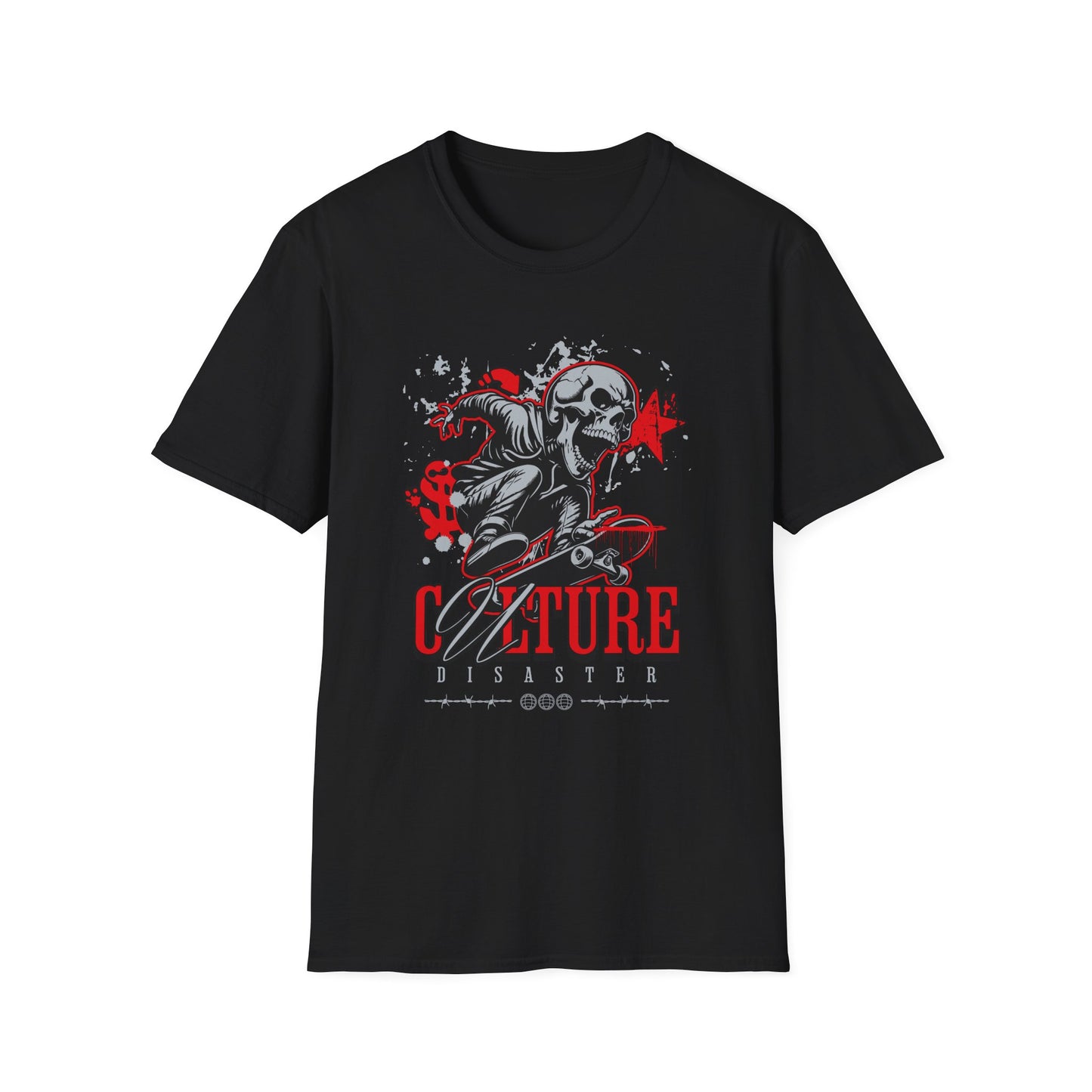 Culture Disaster | Teen Clothes | Skull Shirt | Birthday Gift | Softstyle Tshirt