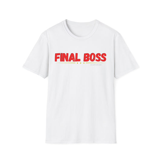 FINAL BOSS | Colorful Shirt | Cool Shirt | Fashion | Trending | Cool Design | Birthday Gift | Unisex Softstyle T-Shirt