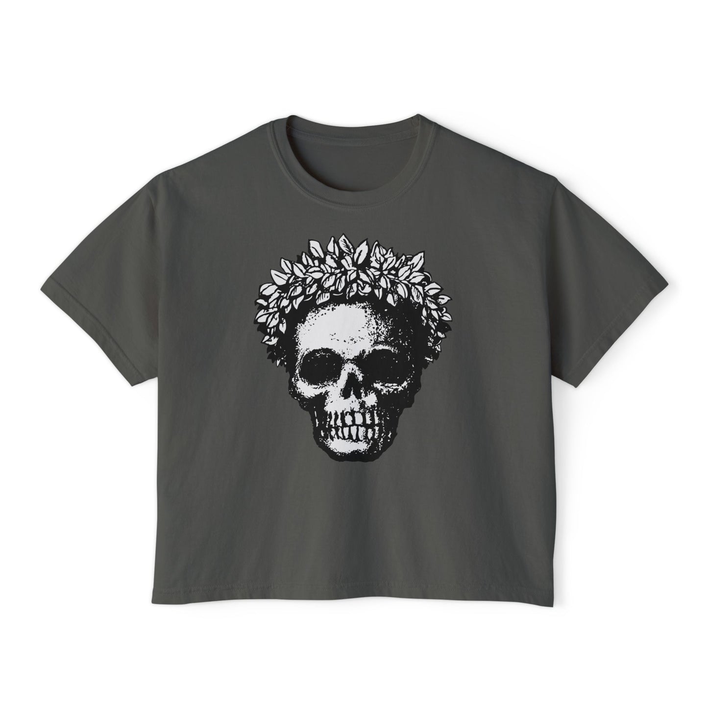 Greek Fro | Boxy Crop Tee - Trendy Casual Top, Festival Wear, Streetwear, Birthday Gift, Graphic Design Tee